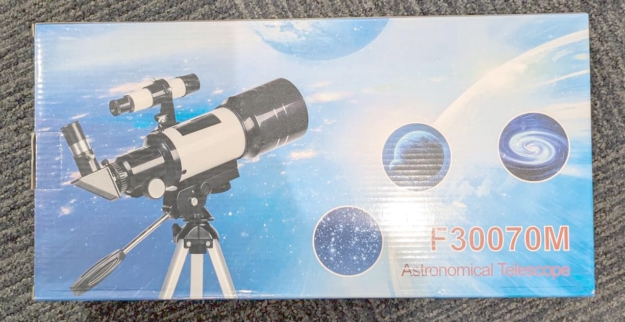 Telescope for Adults & Kids, 70mm Aperture Refractor (15X-150X) Portable Travel Telescope with Phone Adapter & Wireless Remote, Astronomy Beginners Gifts customer photo 2
