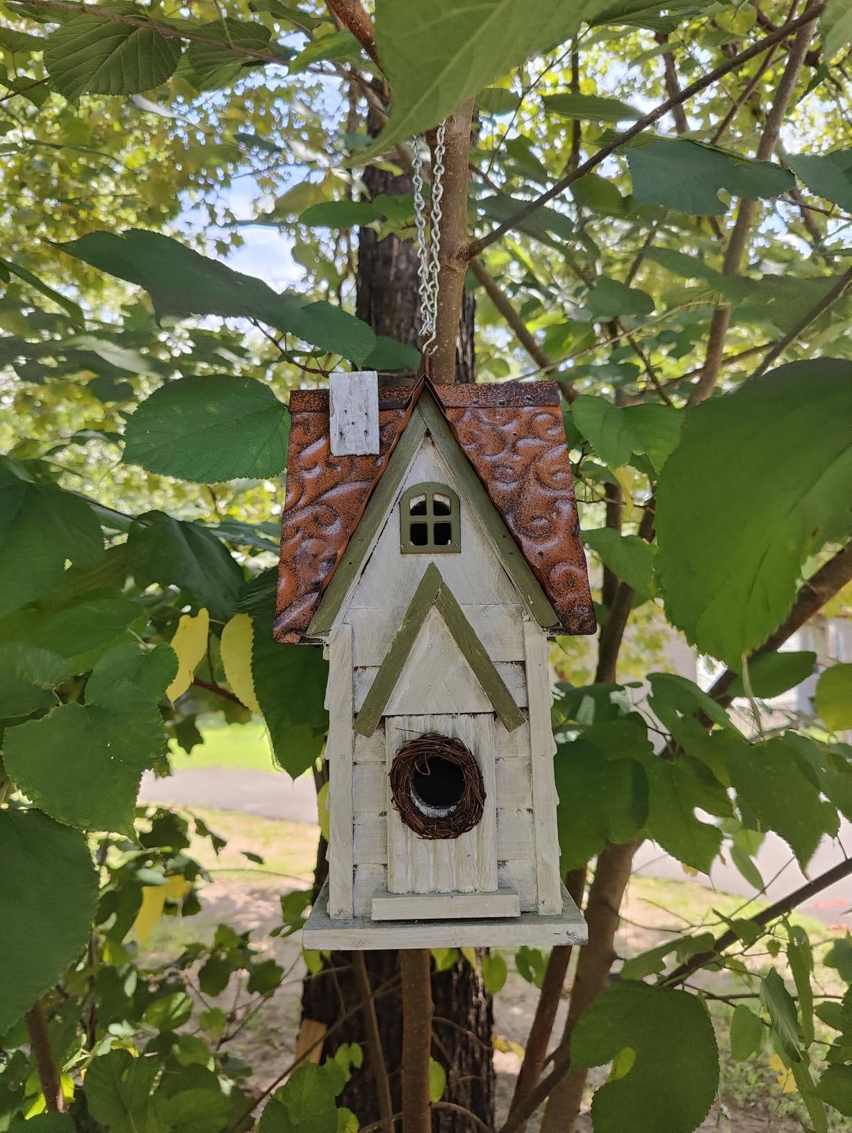 Glitzhome Bird Houses for Outside, 12