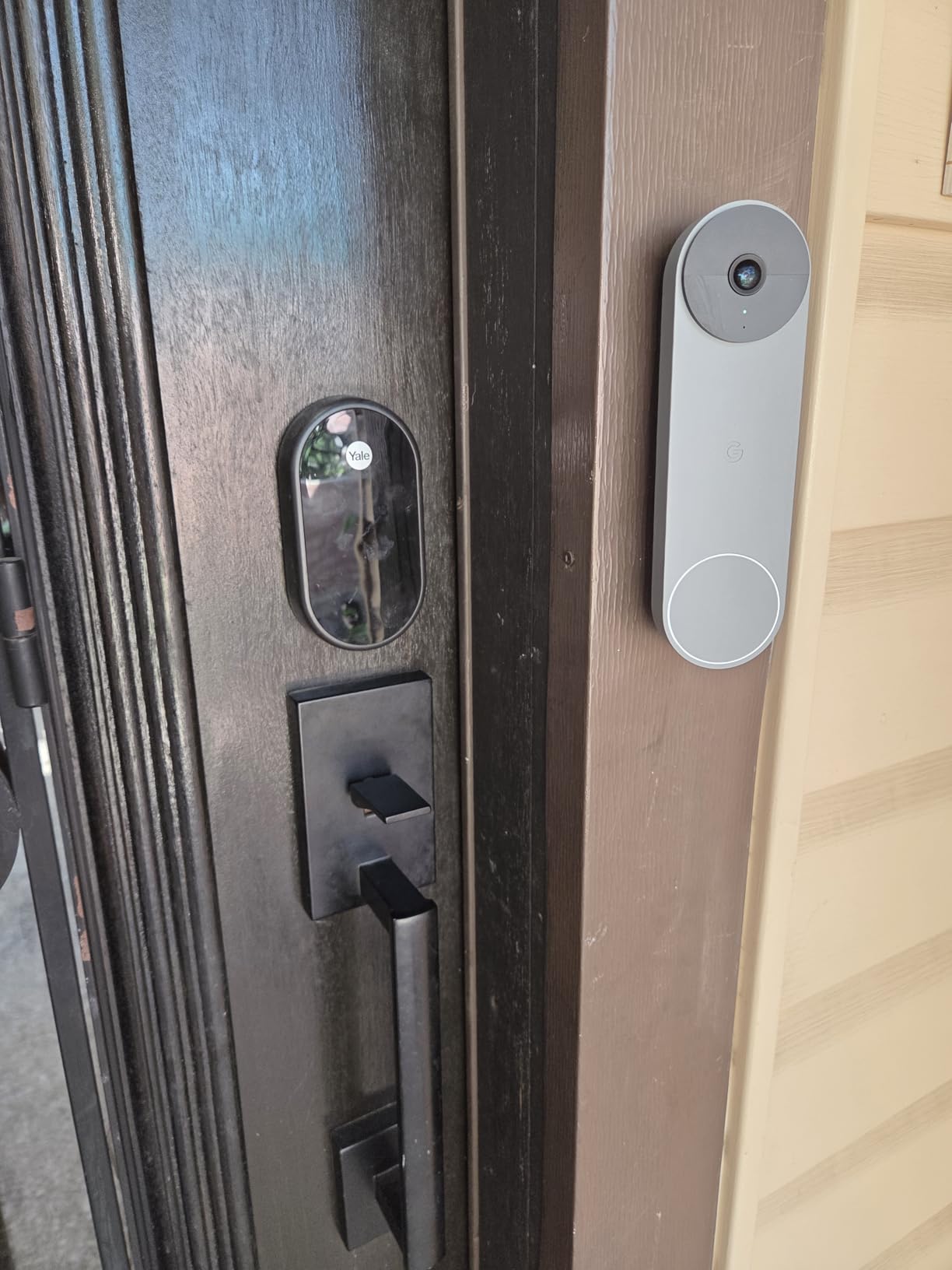 Google Nest Doorbell (Wired, 2nd Gen) - Wired Video Doorbell Camera - Doorbell Security Camera - Snow customer photo 1