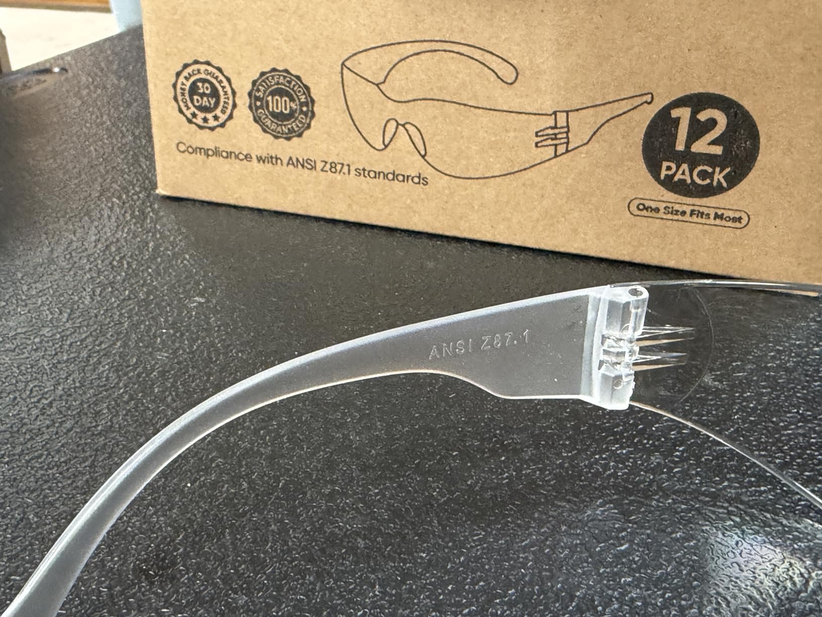 TICONN Clear Safety Glasses customer photo 2