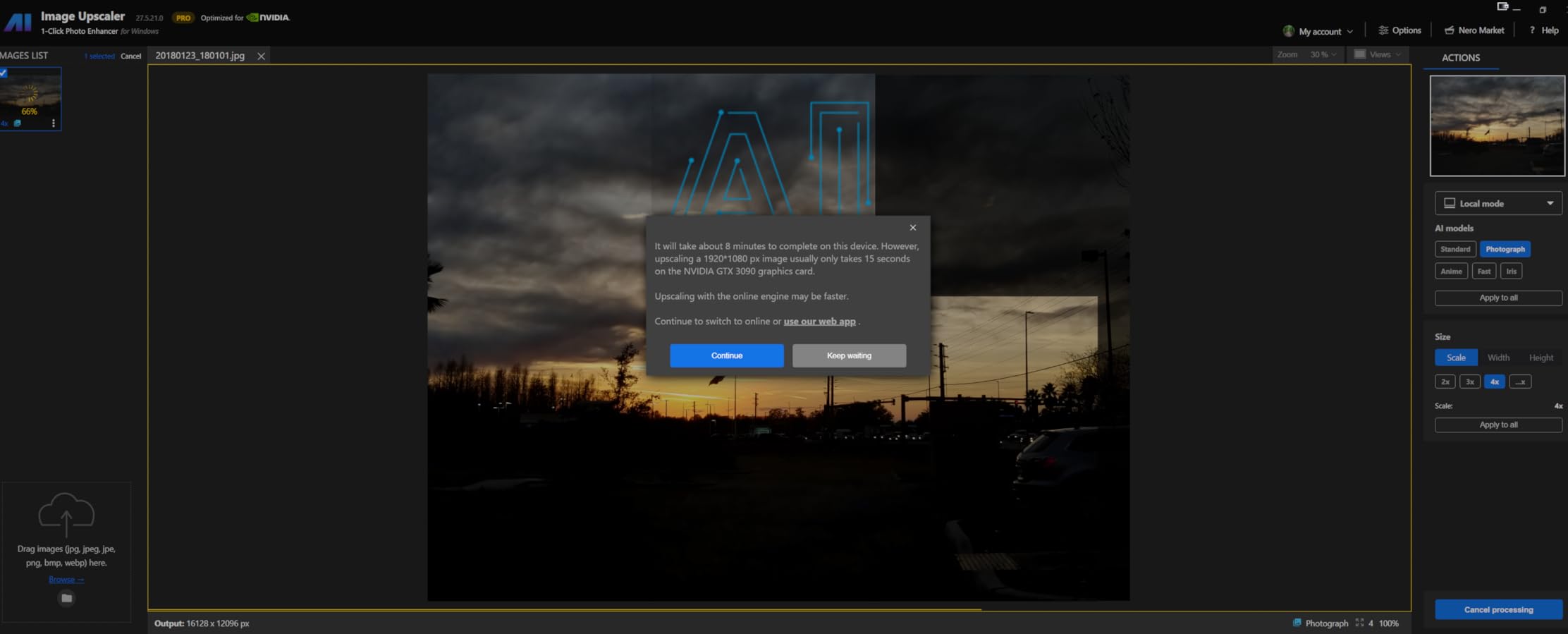 Nero AI Image Upscaler 365 | Enlarge Images & Sharpen Photos | AI Upscaling to 4K | Fix Blurry & Low-Resolution Pictures | Easy Photo Optimization | 1 PC | Windows 11/10 customer photo 1