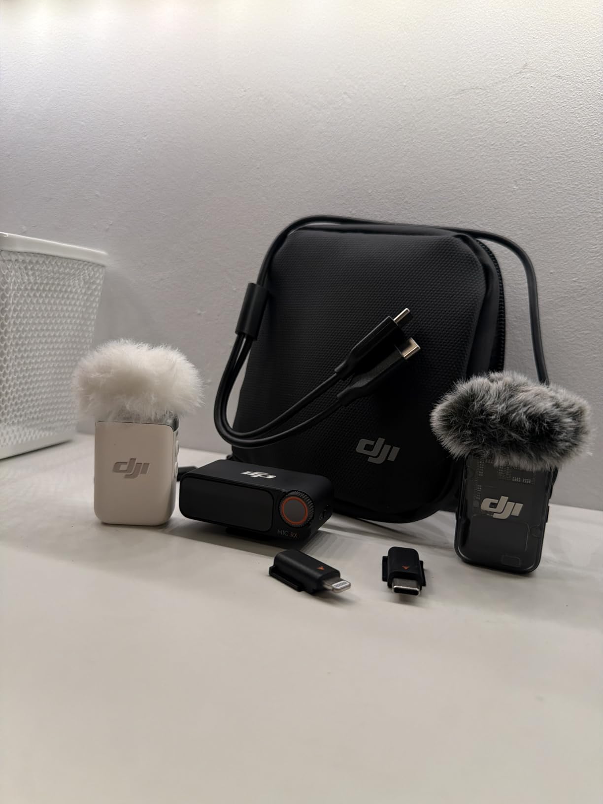 DJI Mic 2 (2 TX + 1 RX + Charging Case), All-in-one Wireless Microphone, Intelligent Noise Cancelling, 32-bit Float Internal Recording, 250m (820 ft.) Range, Microphone for iPhone, Android, Camera customer photo 2