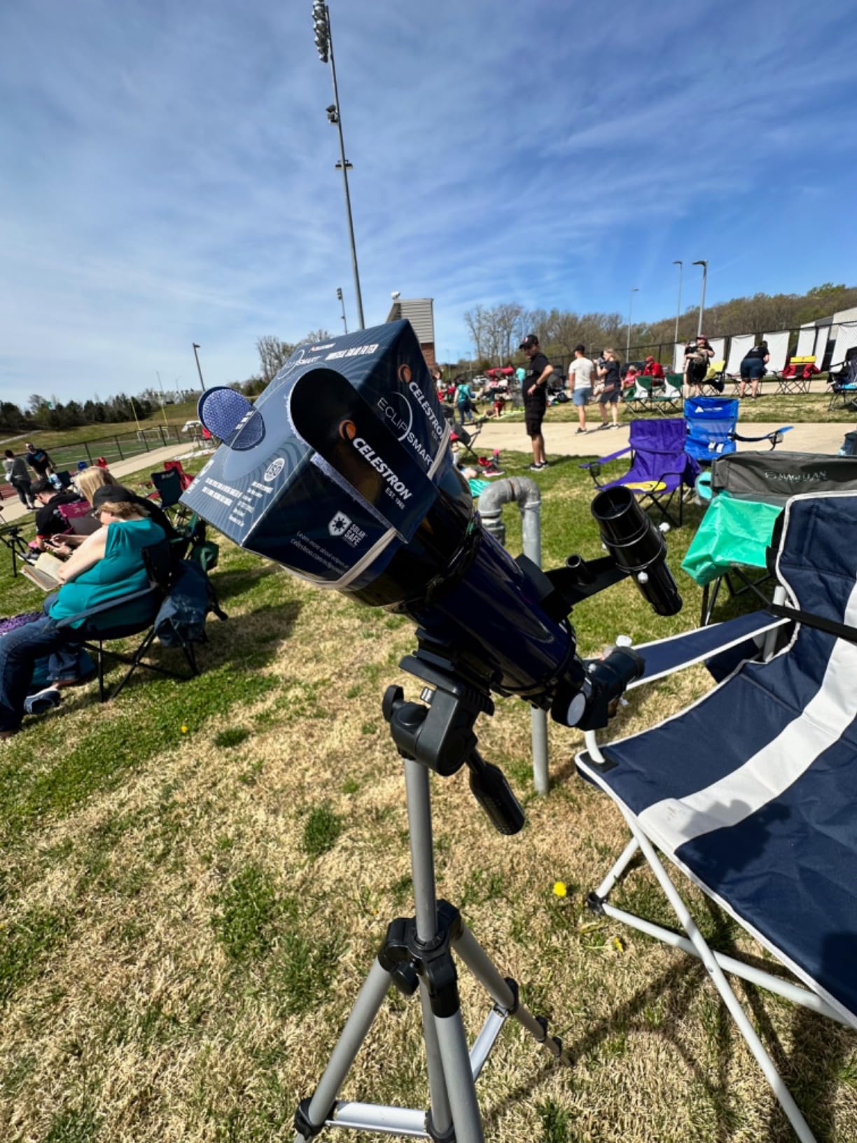 Celestron EclipSmart Safe Solar Eclipse Telescope and Camera Filter - ISO 12312-2 Compliant customer photo 2
