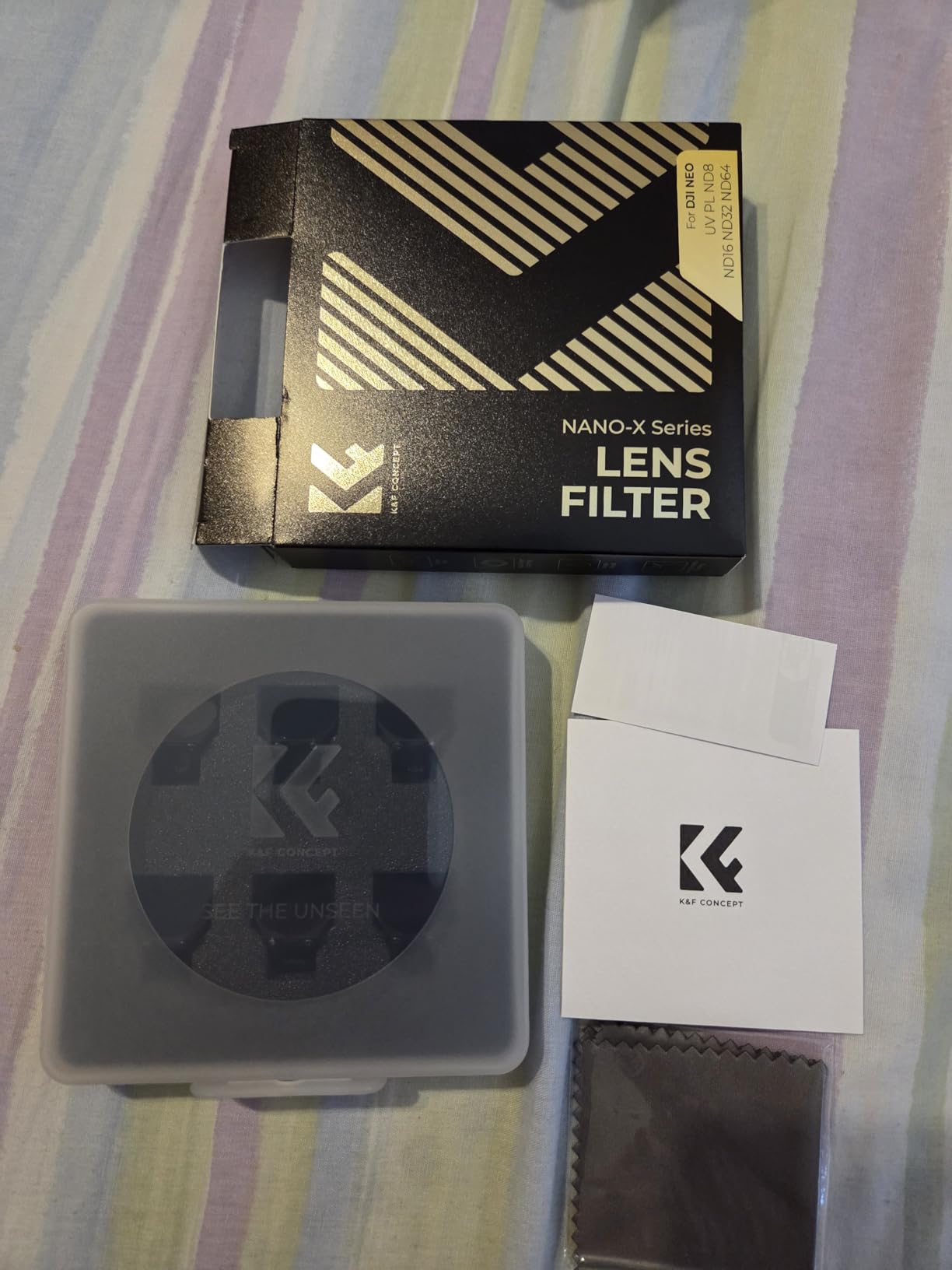K&F CONCEPT ND & CPL Filter Set Compatible with DJI NEO, 3-Pack CPL, ND8, ND16 Polarizer Neutral Density Drone Lens Filter, Multi-Coated HD Optical Glass/Aluminum Frame customer photo 2