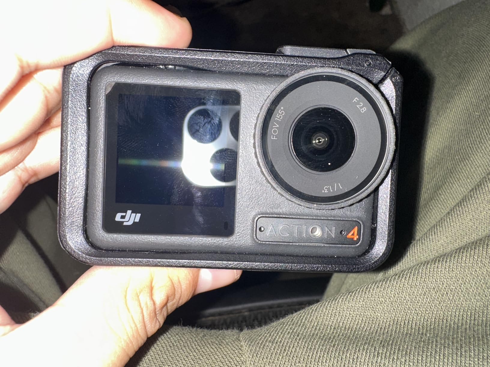 DJI Osmo Action 4 Essential Combo, Waterproof Action Camera with 1/1.3