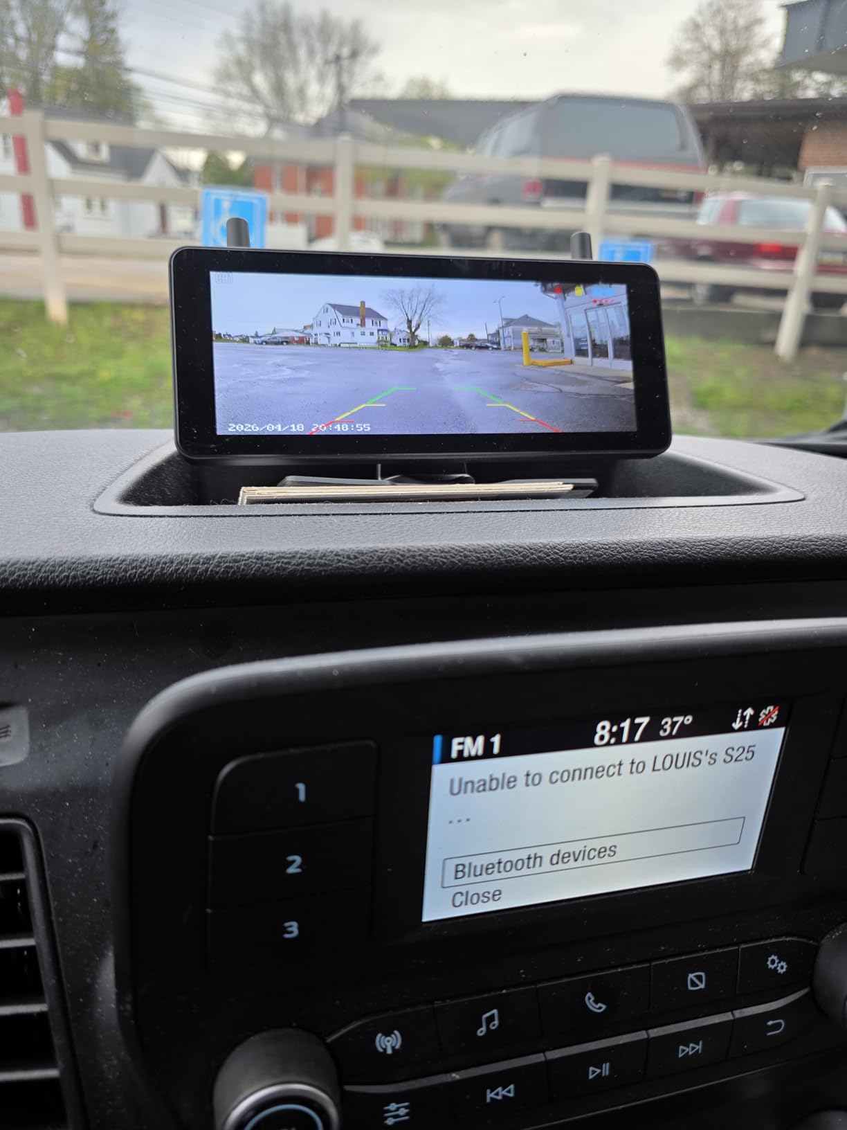 AUTO-VOX Wireless Backup Camera Solar Magnetic, 1-Min DIY Install customer photo 1