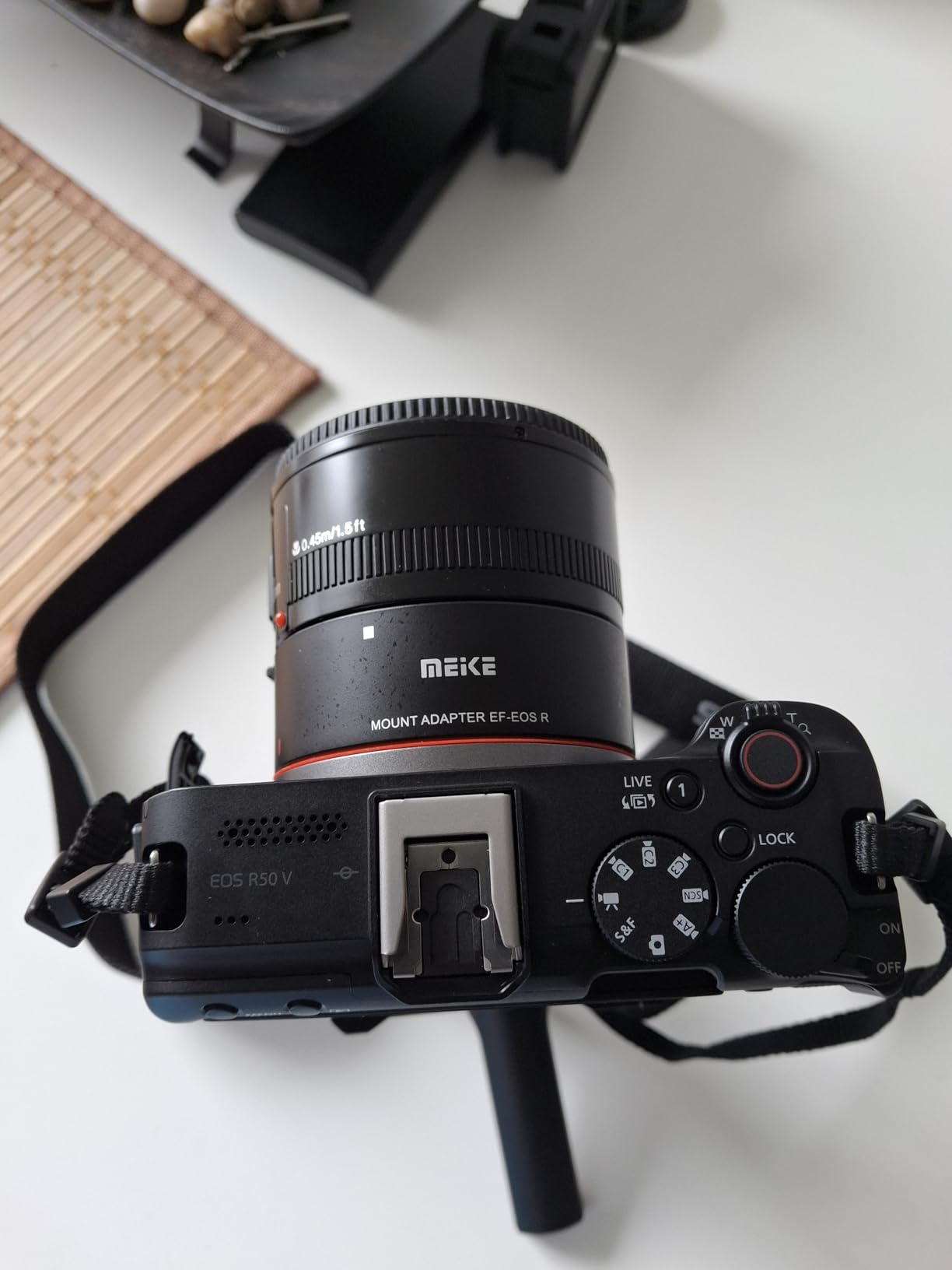 Canon EOS R50 V Mirrorless Camera with RF-S14-30mm F4-6.3 is STM PZ Lens, APS-C Sensor, 24.2 Megapixels, Ultra-Wide Zoom, Fast Autofocus, Vlogging and Live Streaming Kit for Content Creators, Black customer photo 2