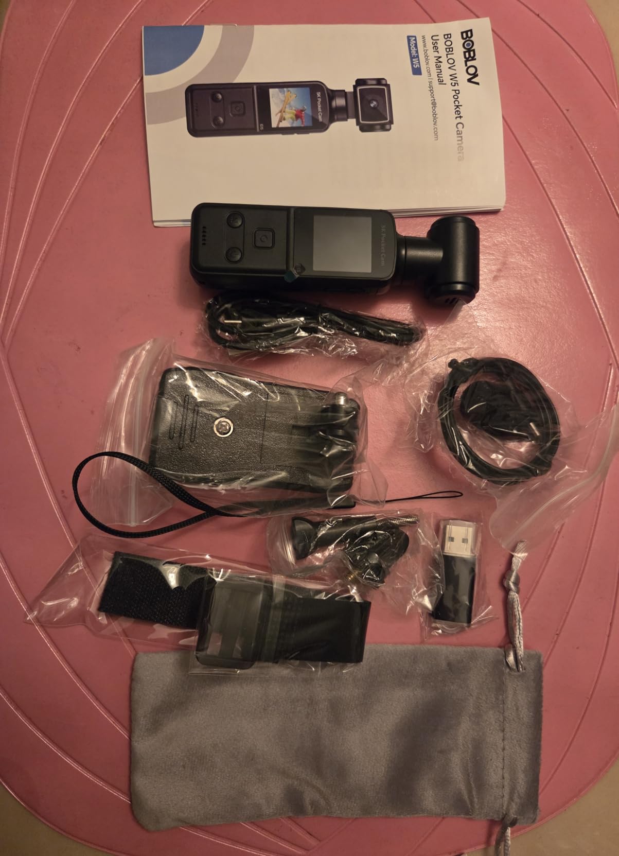 BOBLOV 5K Body Camera with Microphone, W5 Vlogging Camera, 5K/15FPS and 4K/60FPS with 270 Degree Rotating Lens, External Mic Support, EIS Stabilization for Meeting and Daily Use (128GB) customer photo 2