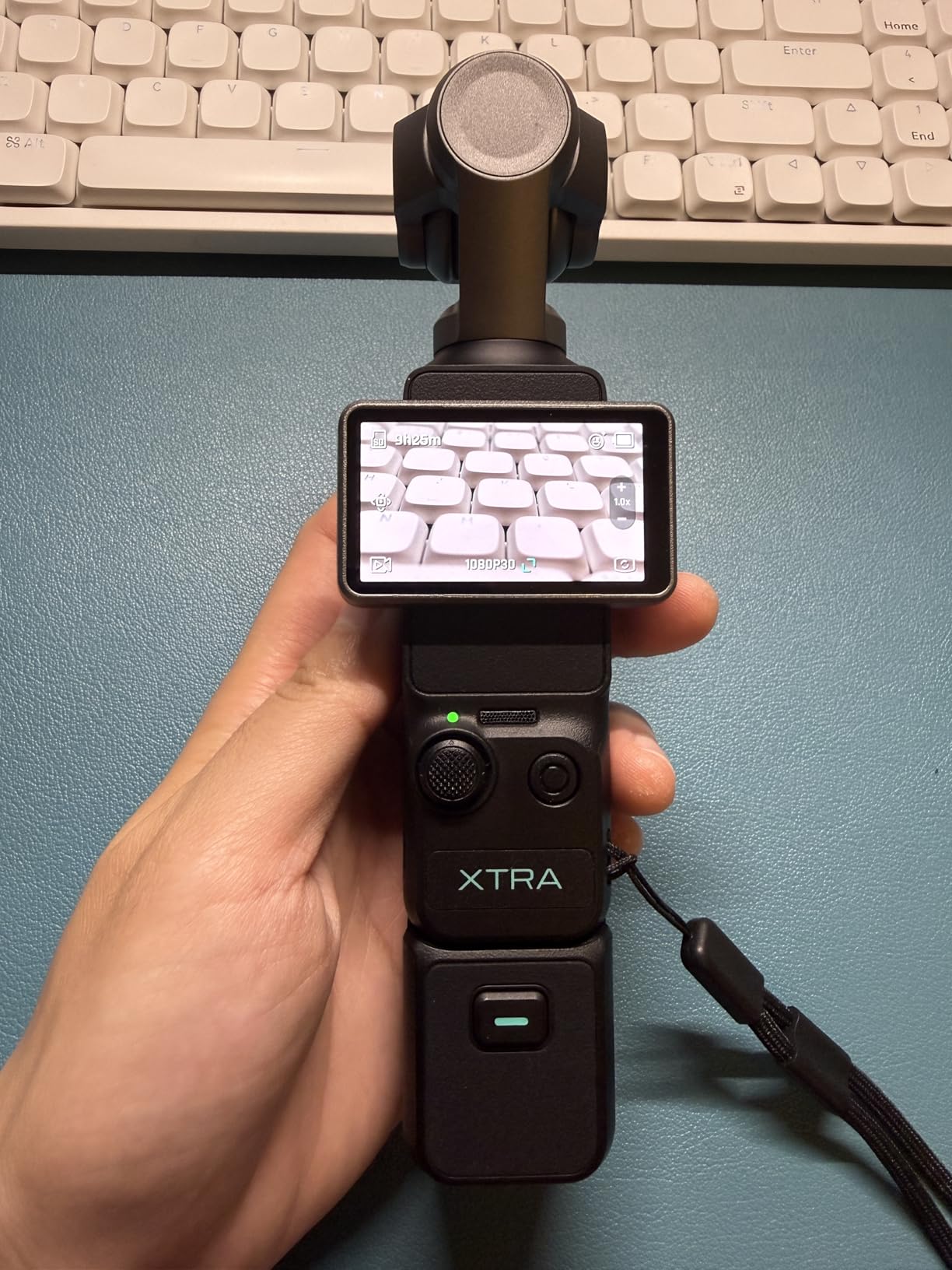 Xtra Muse, Vlogging Camera with 1'' CMOS and 4K/120fps Videos, Pocket Camera with 3-Axis Gimbal Stabilizer, Fast Focusing, Face/Object Tracking, Digital Video Camera for Photography, Digital Camera customer photo 2
