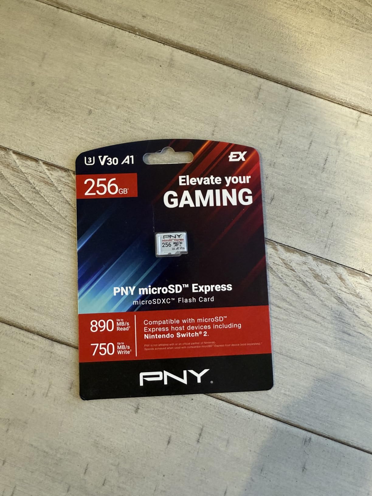 PNY microSD Express 512GB UHS-I U3 V30 A1 microSDXC, Up to 890 Read & 810 Write, Compatible with Nintendo Switch 2 customer photo 2