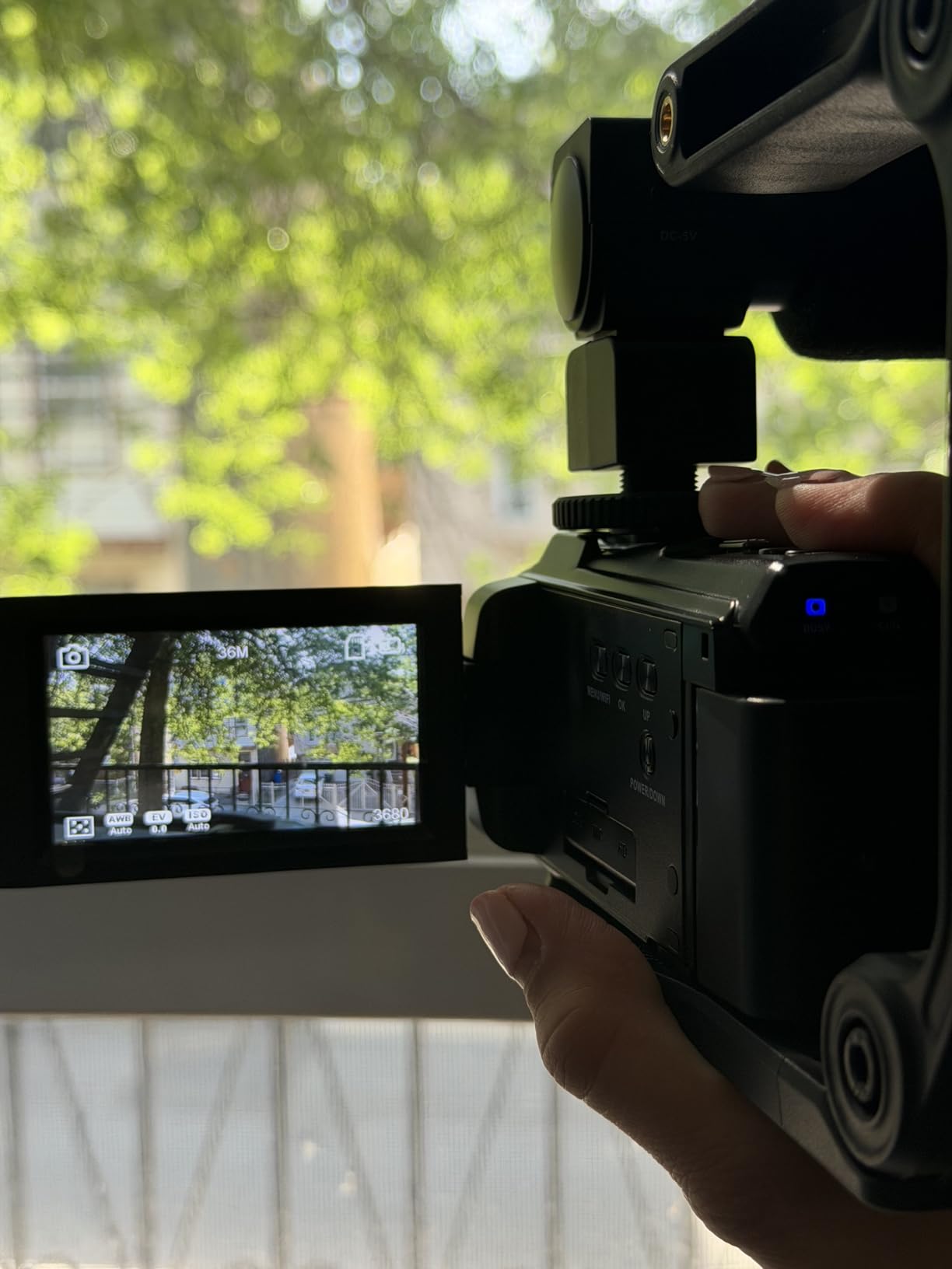 8K Video Camera 88MP UHD WiFi Vlogging Cameras for YouTube 18X Digital Zoom IR Night Vision 3.0'' Touch Screen Camcorder with 32GB Card, Microphone, Lens Hood, Stabilizer, Remote, Two Batteries customer photo 2