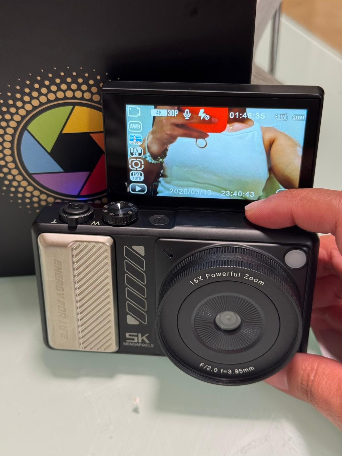 5K Digital Camera for Photography, 2026 Latest 80MP Autofocus WiFi Vlogging Camera for YouTube, 3