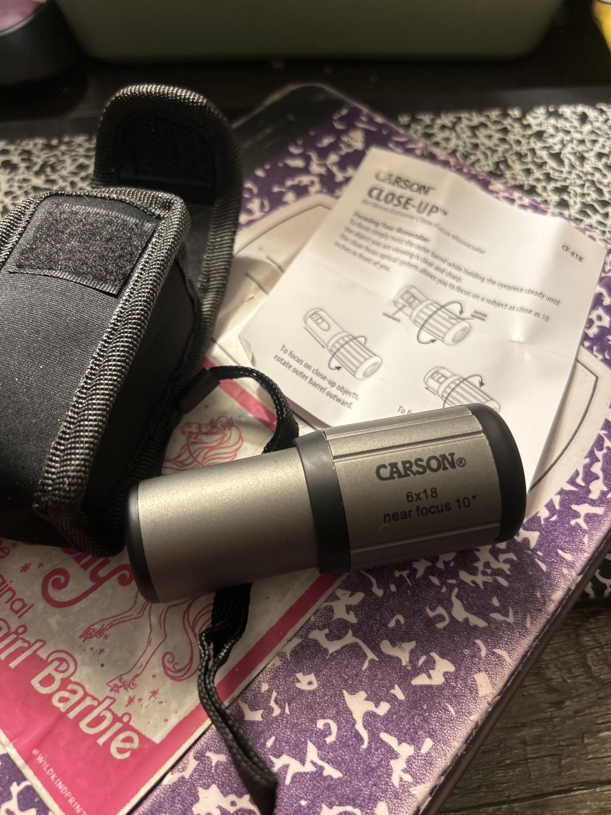 Carson CloseUp 6x18mm Close-Focus Monocular (CF-618) customer photo 1
