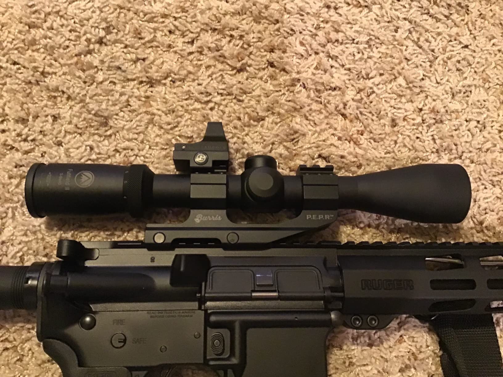 Burris P.E.R.P. Scope Mounting System - Includes Smooth and Picatinny Ring Tops customer photo 2