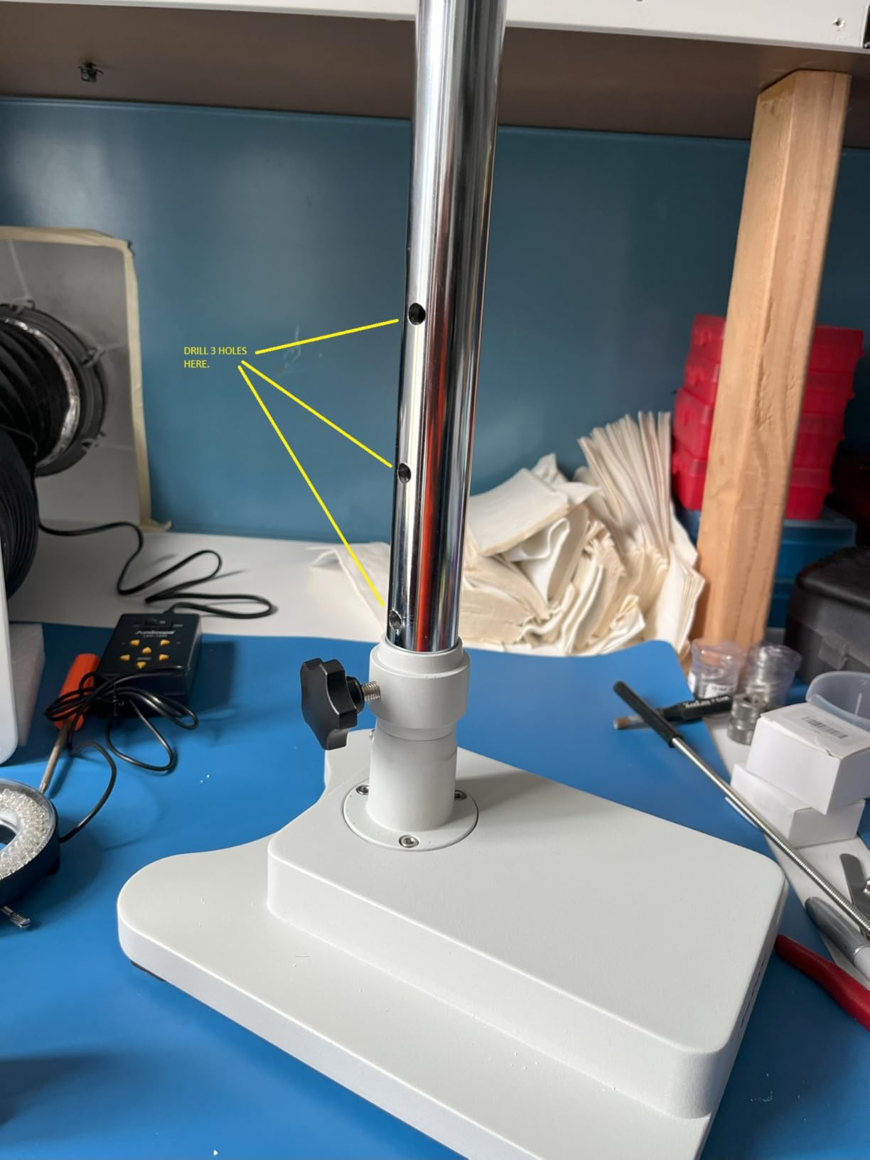 AmScope SM-4TZ-144A Professional Trinocular Stereo Zoom Microscope 3.5X-90X Magnification customer photo 1