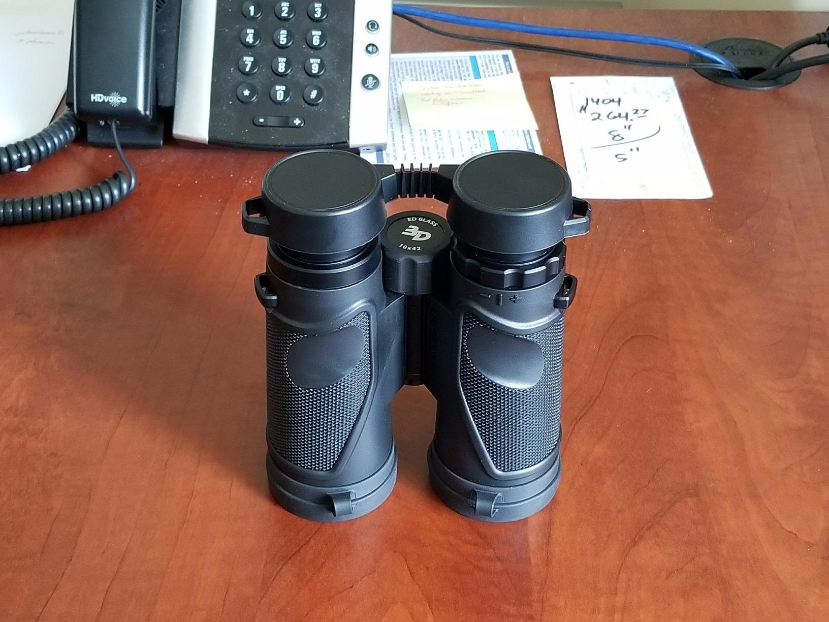 Carson 3D ED Series 10x42mm High Definition Compact and Waterproof Binoculars with ED Glass, Black (TD-042ED) customer photo 2