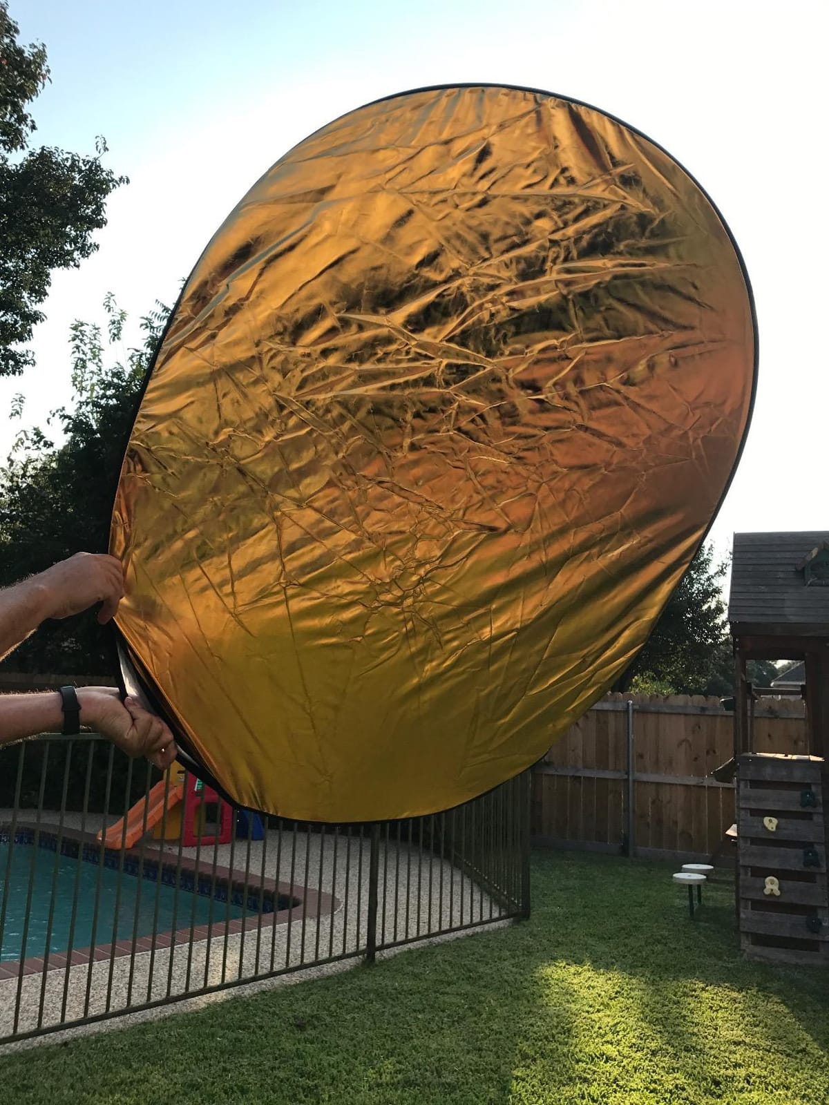 Light Reflector Photography 5 in 1, 24x36inch Oval Photography Reflector customer photo 1