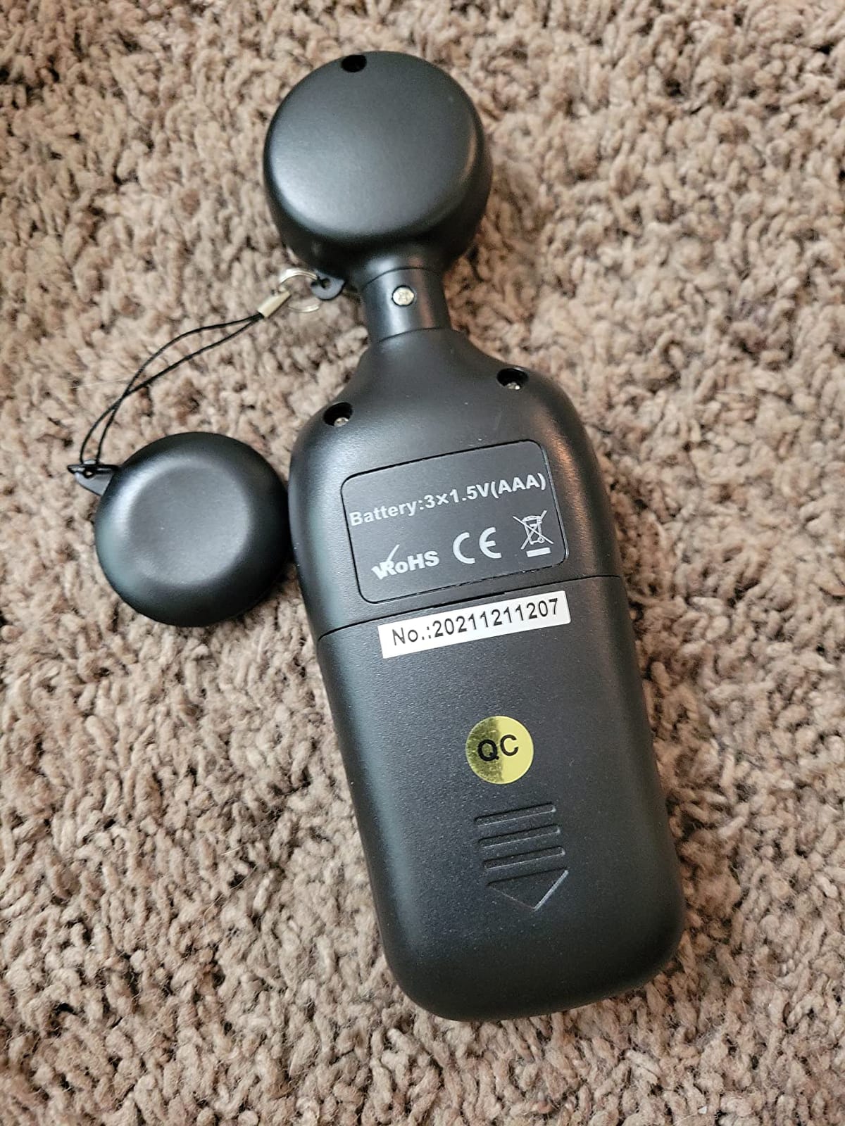 Light Meter Digital Illuminance Meter Handheld Ambient Temperature Measurer, Range up to 200,000 Lux, Luxmeter with 4 Digit Color LCD Screen customer photo 1