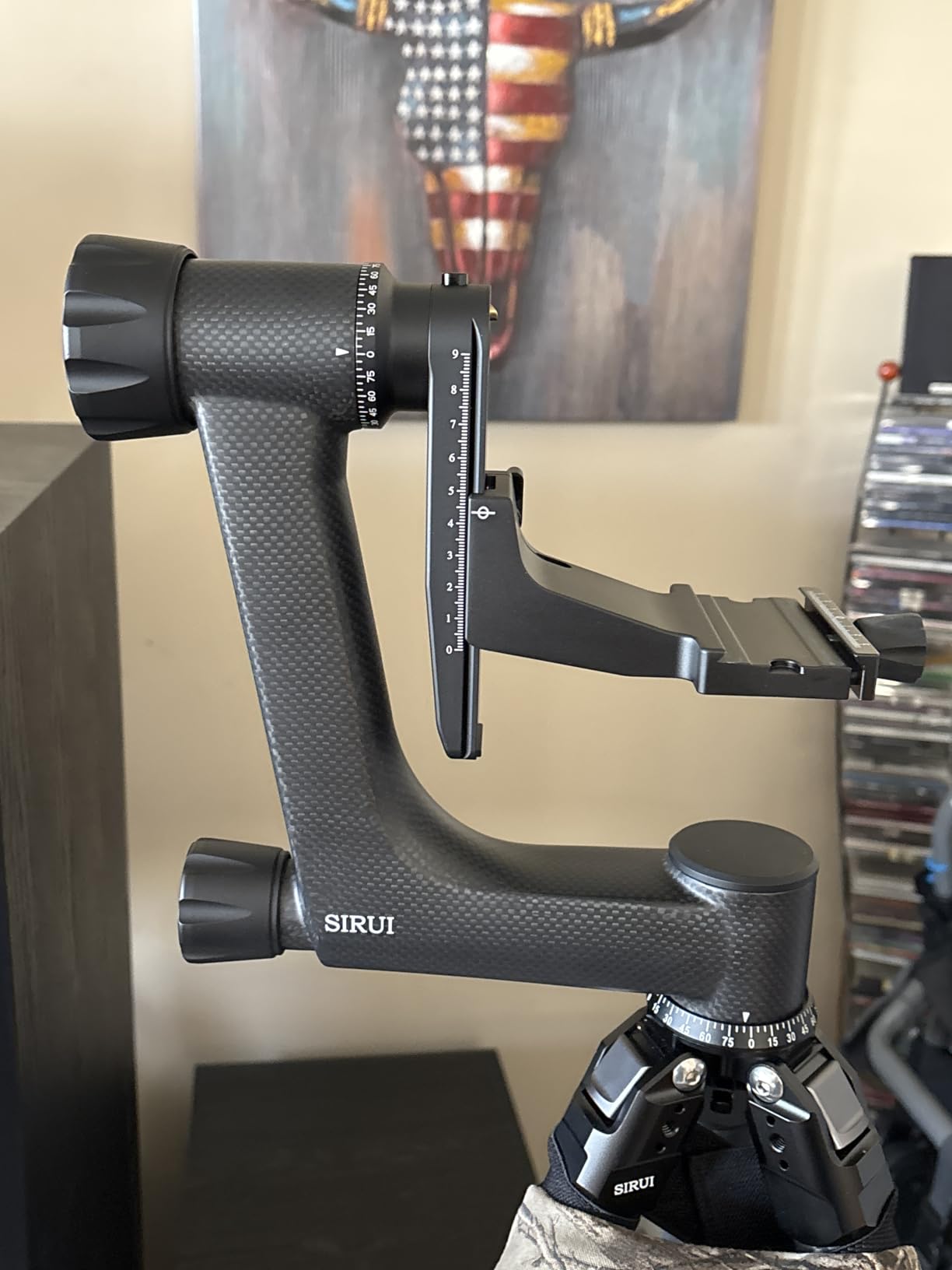 SIRUI PH-30 Gimbal Head, 360 Degree Panoramic Tripod Head, 55.1lb Load, 8-Layer Carbon Fiber, Arca-Type Quick Release Plate customer photo 2