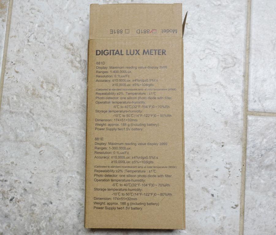 BTMETER BT-881D Digital Illuminance Light Meter with 270º Rotated Sensor customer photo 2