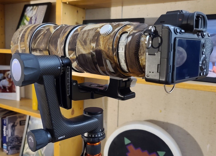 SIRUI PH-10 Gimbal Head, 360 Degree Panoramic Tripod Head, 15kg, 600mm Telephoto, 10-Layer Carbon Fiber customer photo 2