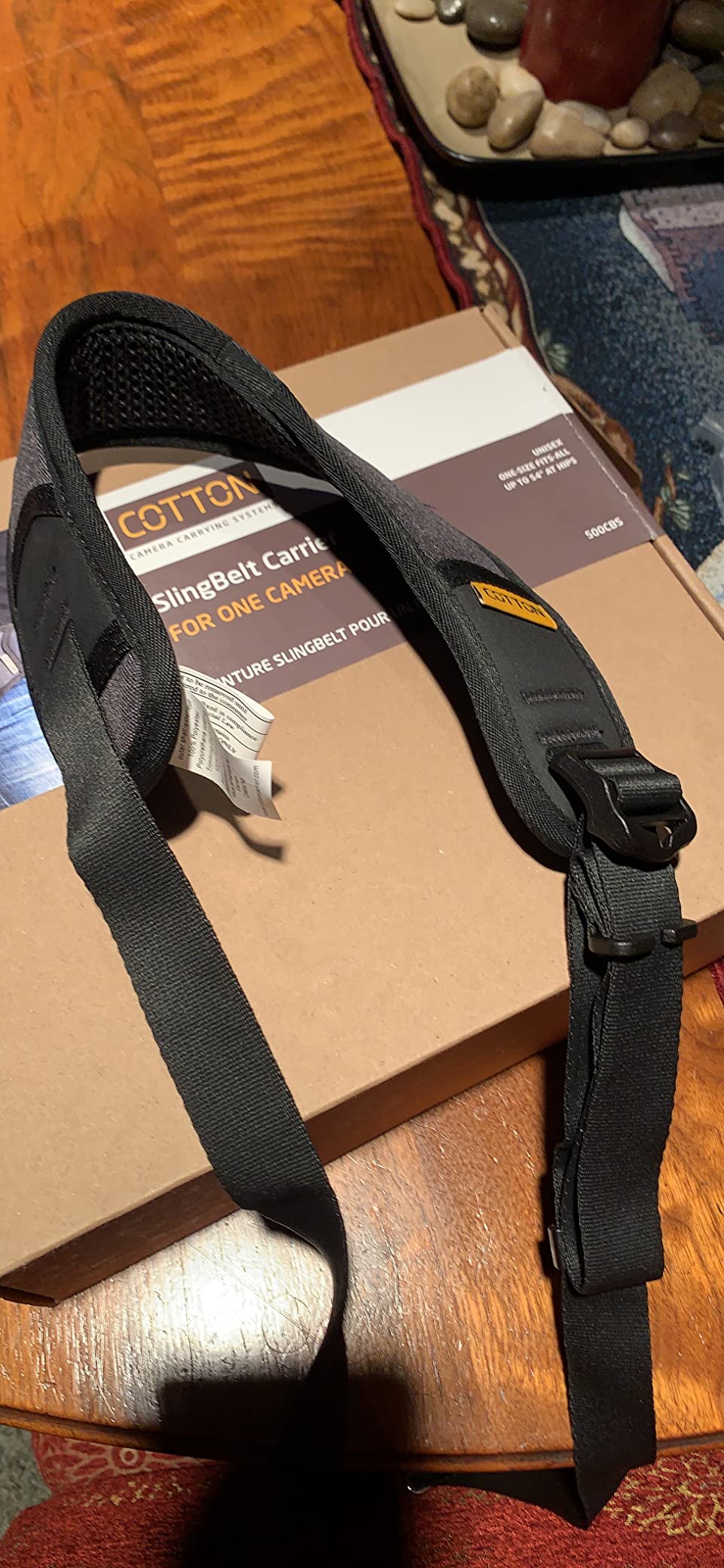 Cotton Carrier Slingbelt with Tether for One Camera, Camera Harness for Hiking and Traveling for Hands-Free Carrying customer photo 1
