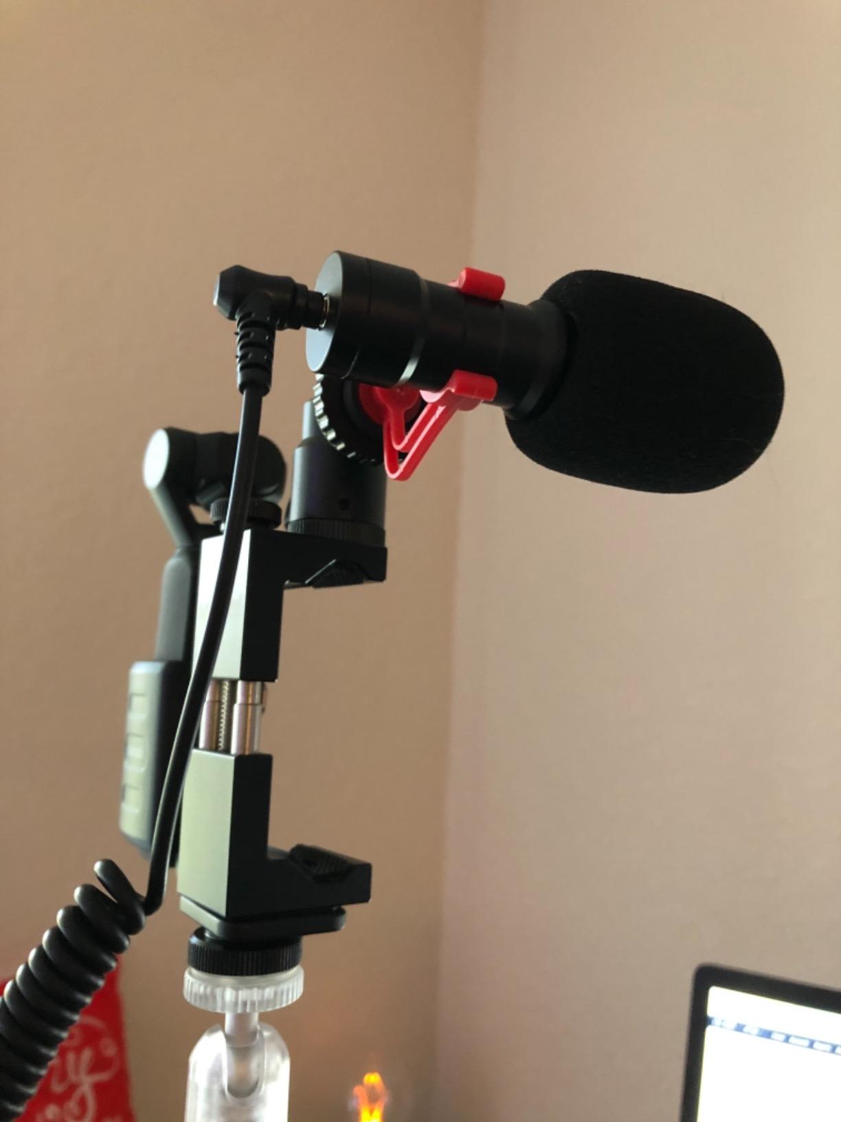 Moukey MCM-1 Camera Microphone, Video Mic with Shock Mount and Windshield, Professional Vlogging Kit for iPhone, Android Smartphone, DSLR Camera & Camcorder, Battery-Free Shotgun Mic customer photo 2