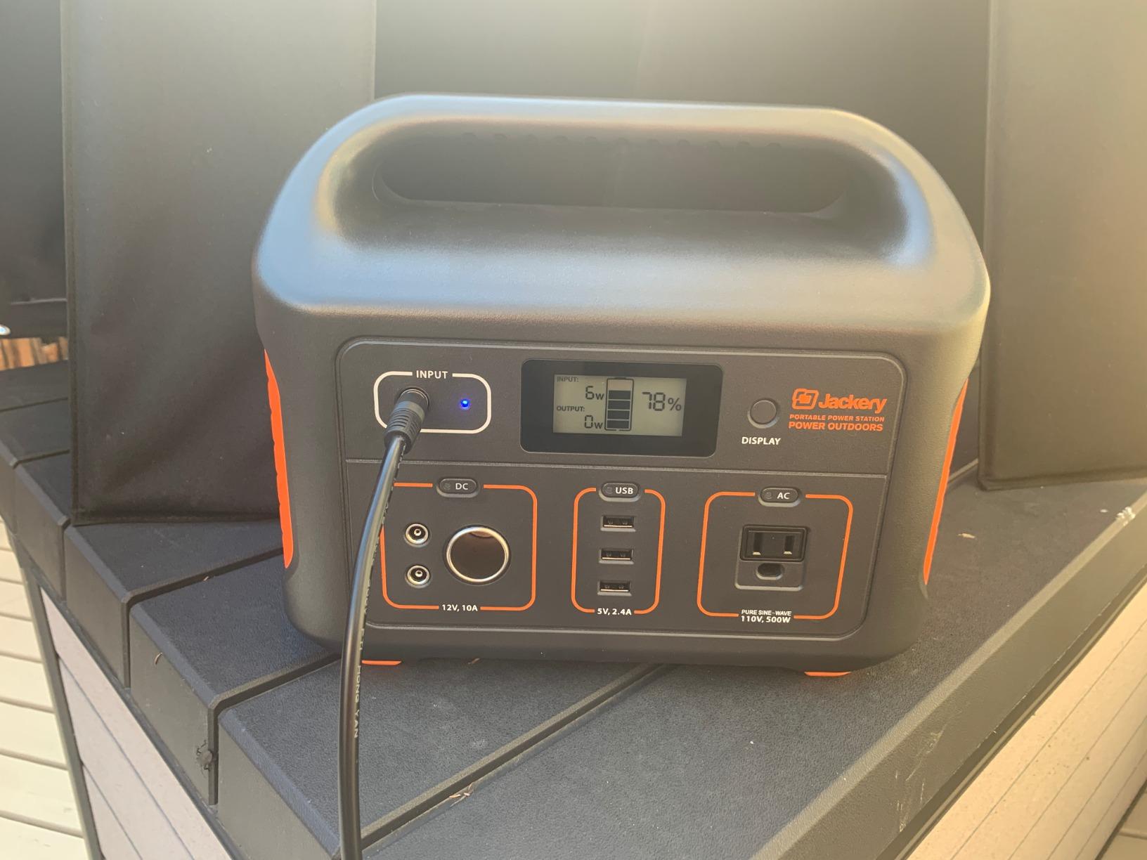 Jackery Explorer 500 v2 Portable Power Station, 512Wh, 500W AC | LiFePO4 Battery, 1000W Surge, 14 lbs Lightweight, AC Cable Included, Solar Generator customer photo 1