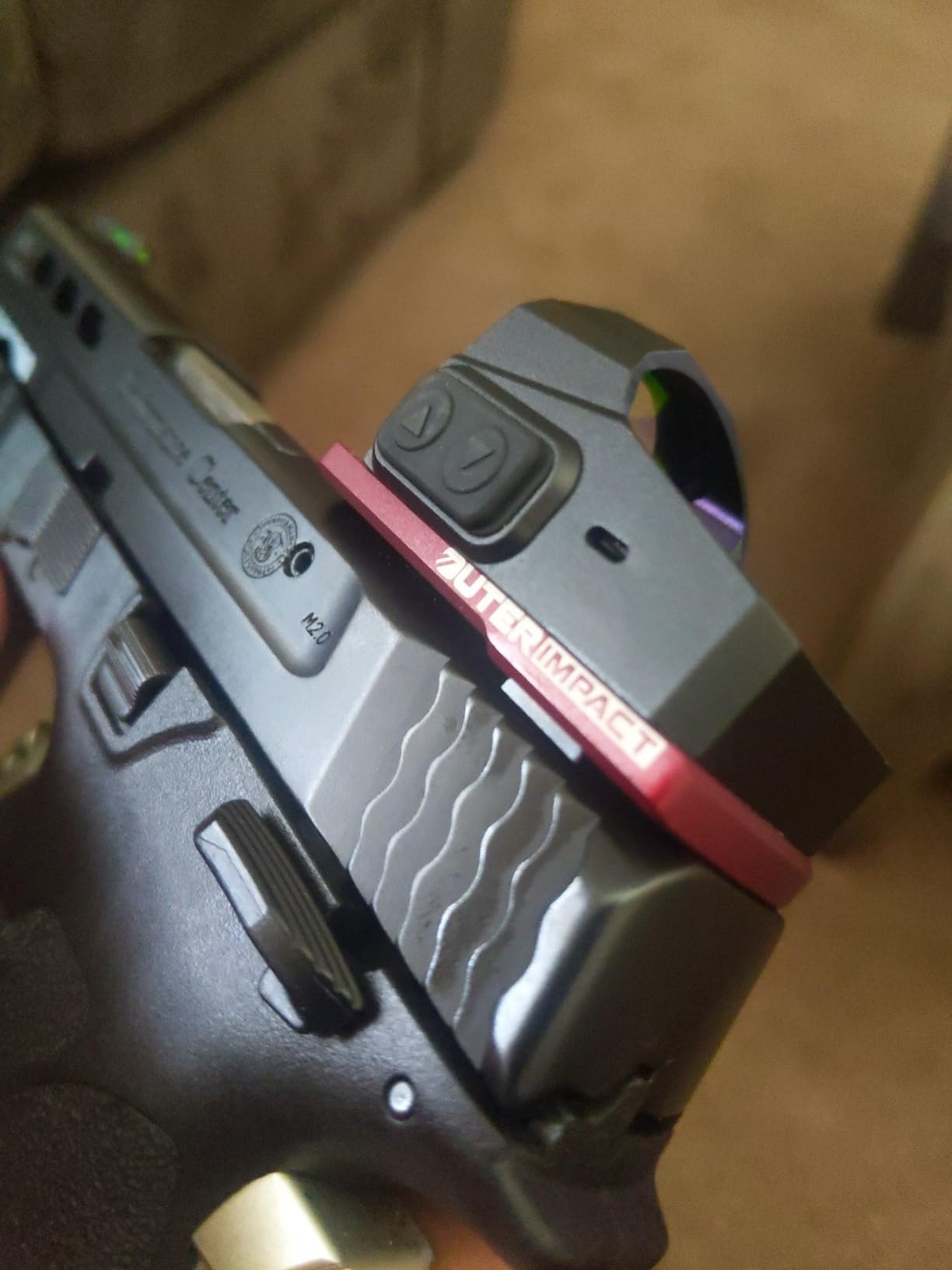 Swampfox Kingslayer 1x22 Pistol Dot Sight RMR | 1x22 Dot Sight, RMR Footprint, Clear Aim Point, Instant Sight Picture, Bright Visual Focus customer photo 2