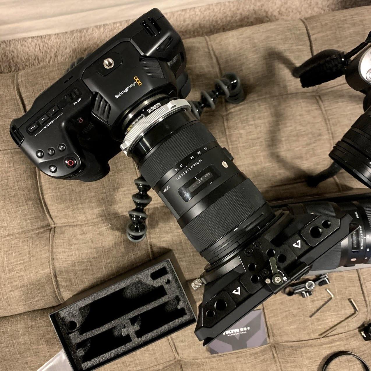 Tilta Mini Matte Box | 15mm Rod Adapter & 4 Lens Adapters | Lightweight | Filter Support | Top Flag | Dual Cold Shoe Mount | Designed for Mirrorless, DSLR | MB-T15 customer photo 2