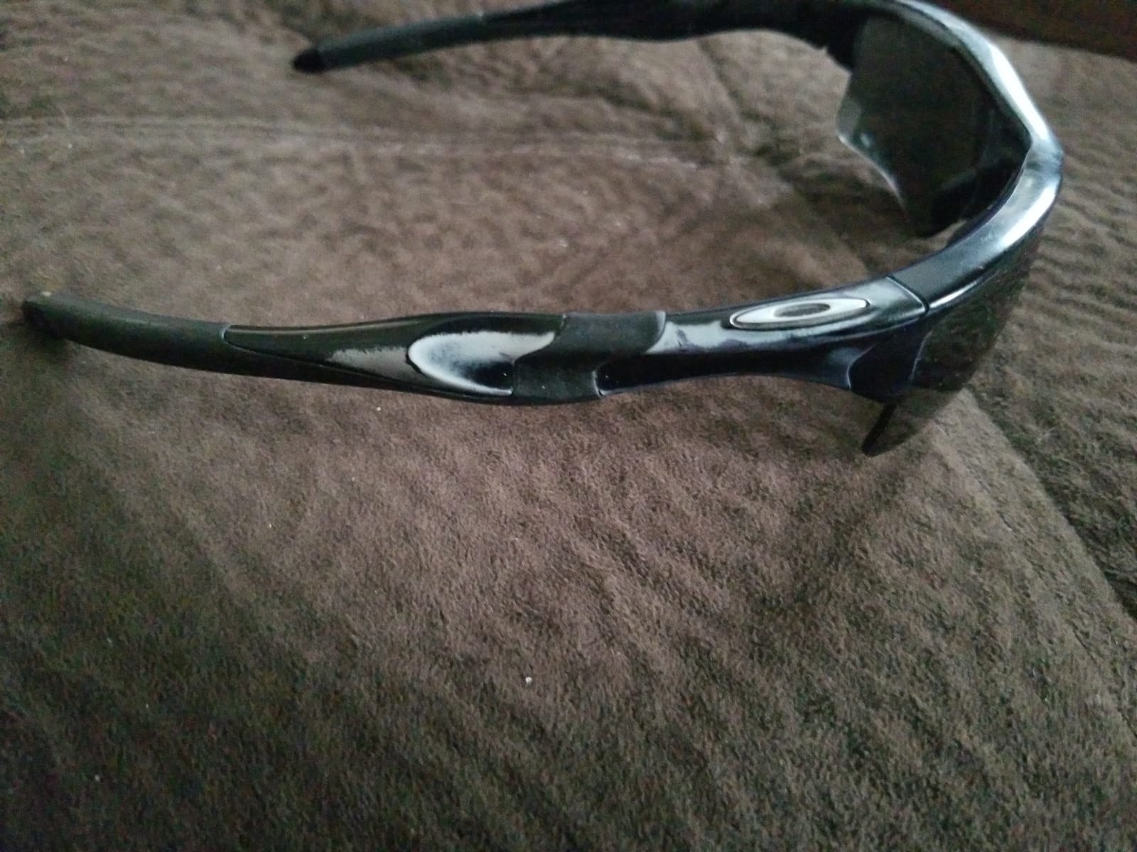 Oakley Mens OO9154 Half Jacket 2.0 XL Rectangular Sunglasses, Matte Black/Prizm Black Polarized, 62 mm customer photo 2