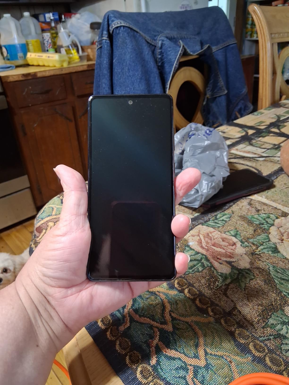 Samsung Galaxy S20 FE 5G, 128GB + 6GB RAM, Cloud Navy - Unlocked (Renewed) customer photo 2