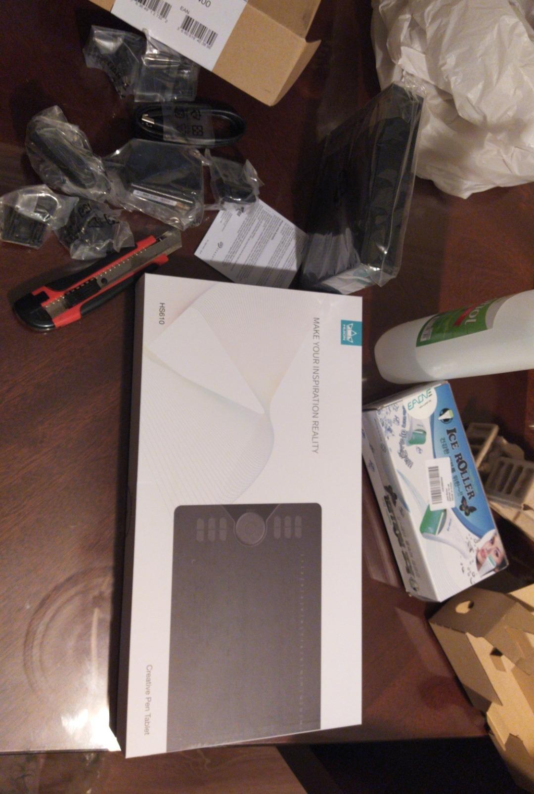 Wireless Drawing Tablet HUION Inspiroy Keydial KD200 Art Tablet, 8.9 x 5.6 customer photo 1