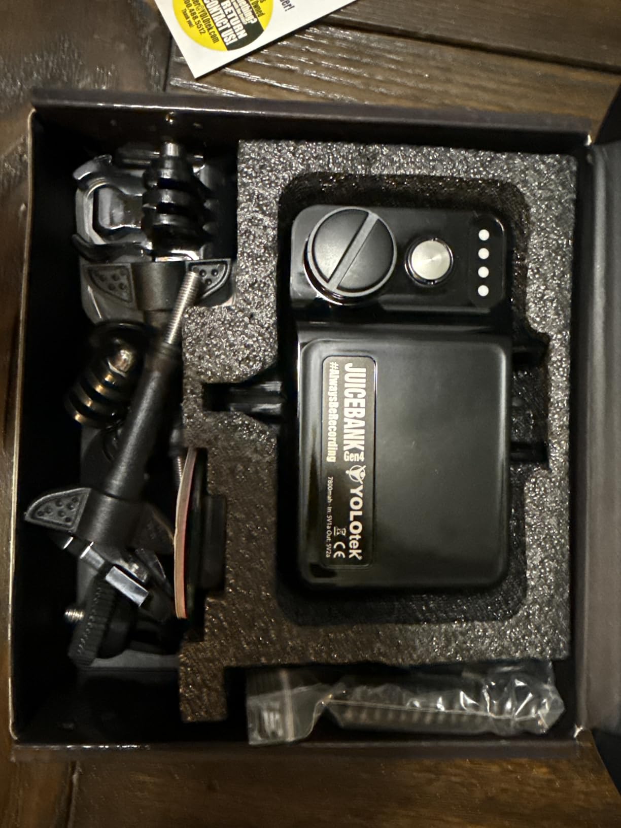 YOLOtek JUICEBANK 7800mAh - Veteran Owned - Portable Charger for GoPro Battery Pack Hero 13, 12, 11, 10, 9 DJI, Insta360, MEVO & More - Go Pro External Battery, Power Bank Camera customer photo 1