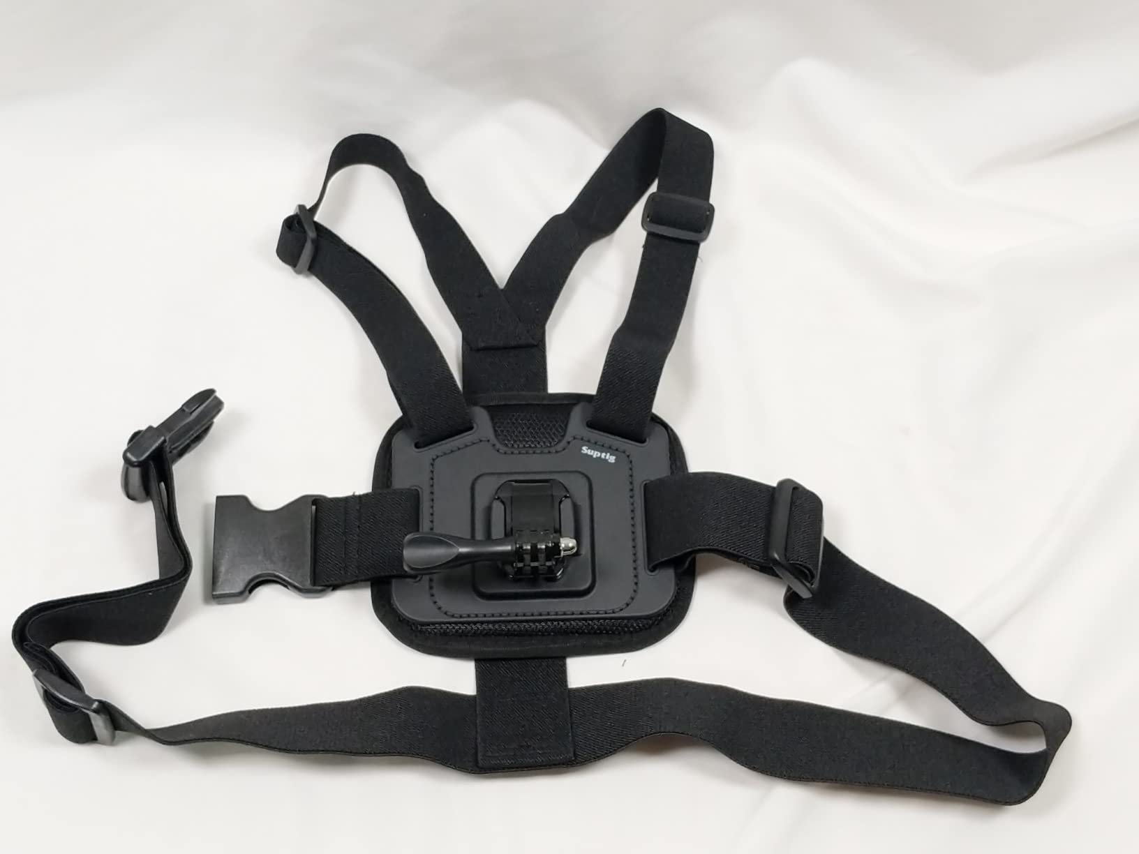 Suptig Chest Mount, Adjustable Chest Strap, Breathable Material Compatible for GoPro Hero 12/11/10/9/8/7/5/4/3, AKASO, DJI Osmo customer photo 1