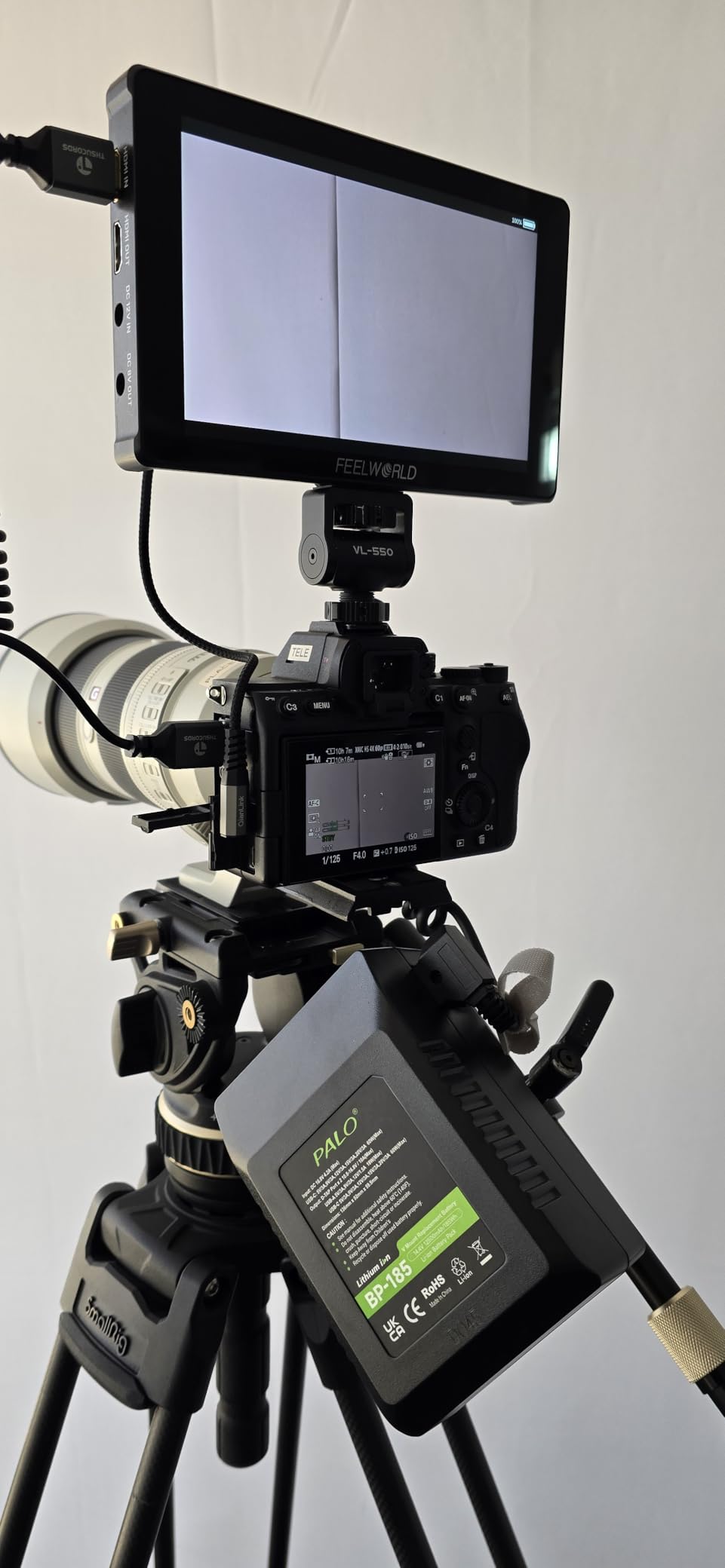 185Wh Mini V Mount Battery, 12500mAh V Lock Battery Support PD 60W Fast Charging with USB-C, D-TAP, USB-A, AC Output Port for Video Broadcast Camera Camcorder Monitor Video Light customer photo 1