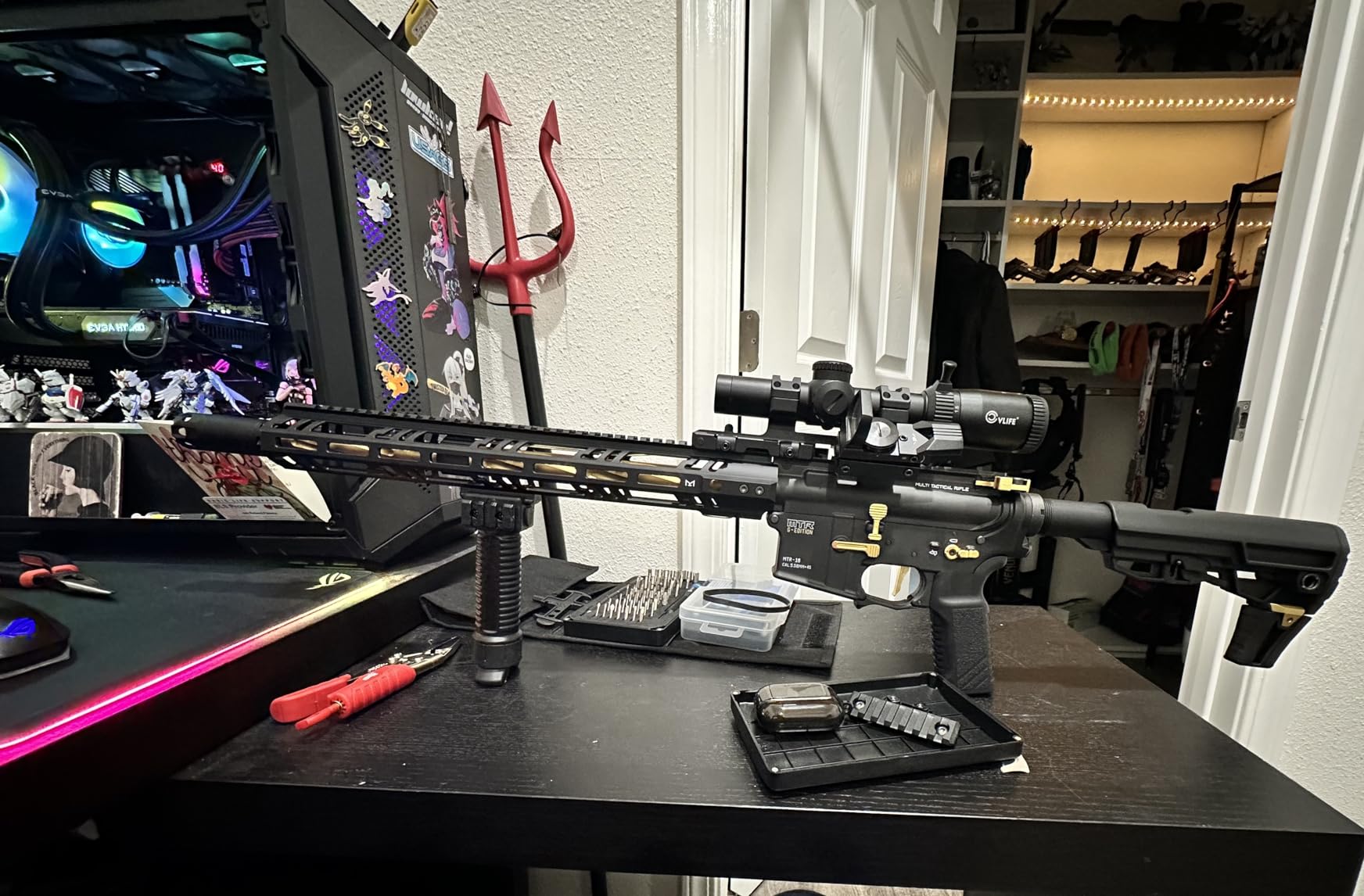 CVLIFE EagleFeather LPVO Rifle Scope with 30mm Cantilever Mount, 5 Levels Red & Green Illumination Reticle, Second Focal Plane Scopes with Zero Reset customer photo 1