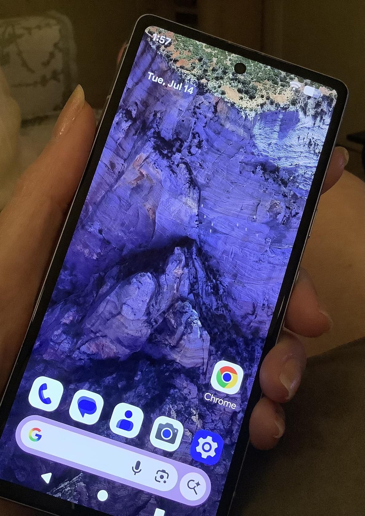 Google Pixel 7a 5G, 128GB, Charcoal - Unlocked (Renewed) customer photo 2