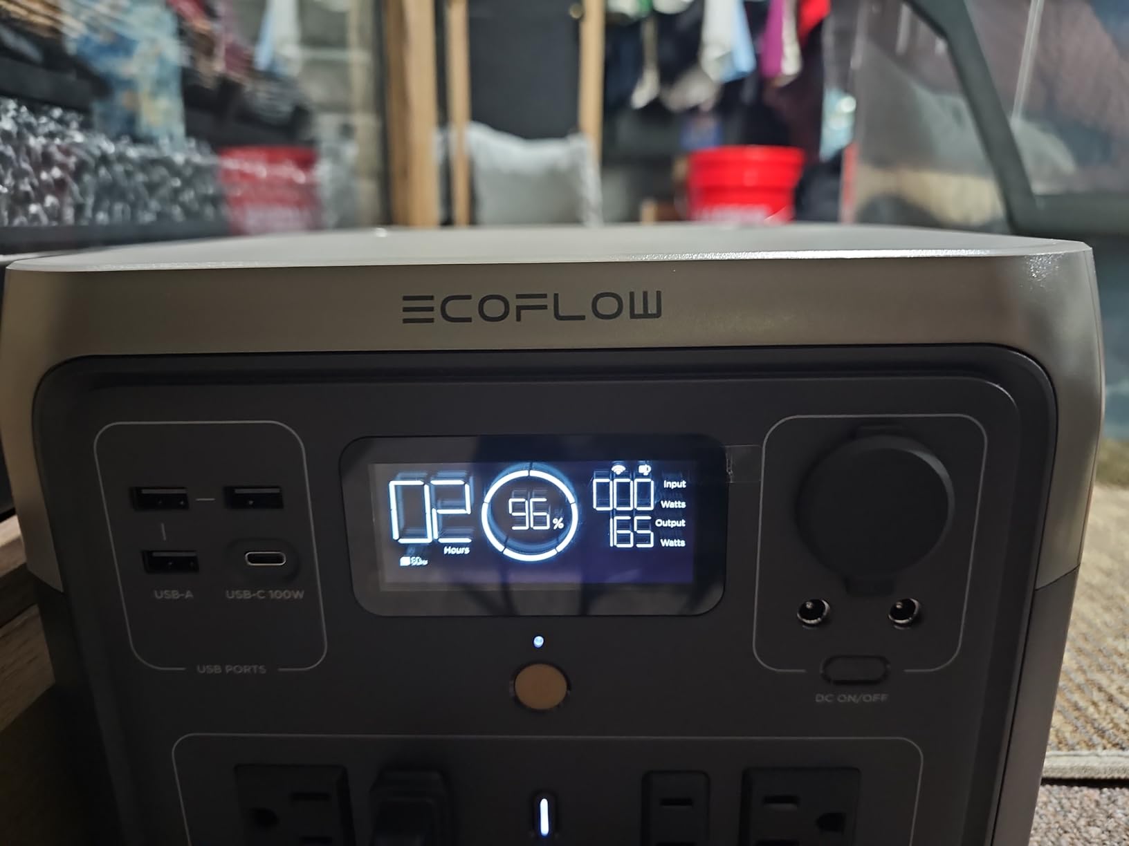 EF ECOFLOW Portable Power Station River 2 Max 500, 499Wh 500W | 1 Hr Fast Charging, LiFePO4 Battery, Up to 1000W Output Solar Generator (Solar Panel Optional) for Outdoor Camping/RVs customer photo 2