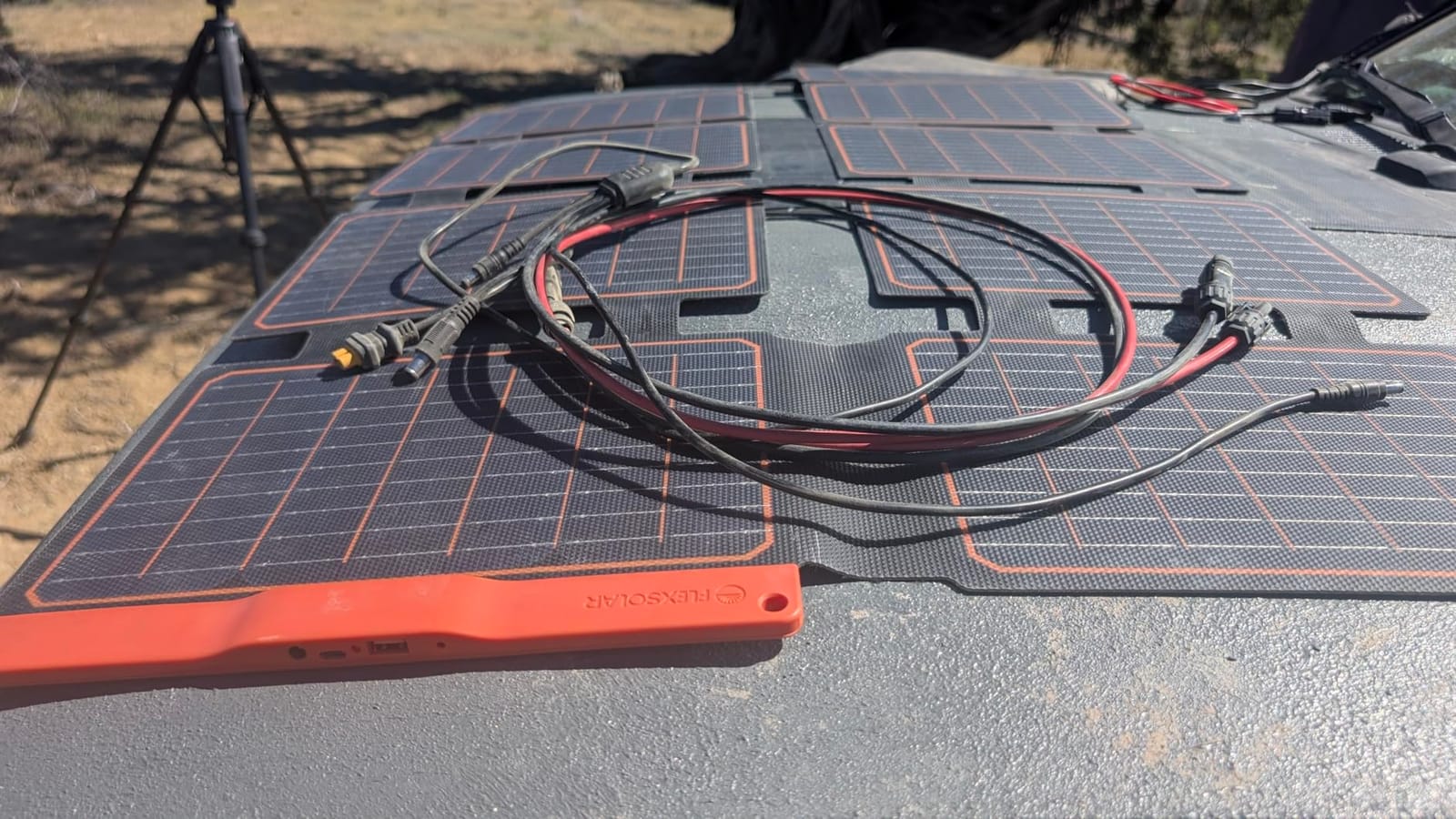 FlexSolar 100W Foldable Portable Solar Panel Charger IP67 Waterproof | with PD3.0 USB-C, QC3.0 USB-A & DC Ports; Emergency Power for Power Station, Phones, Power Banks Camping Outdoor Use customer photo 2
