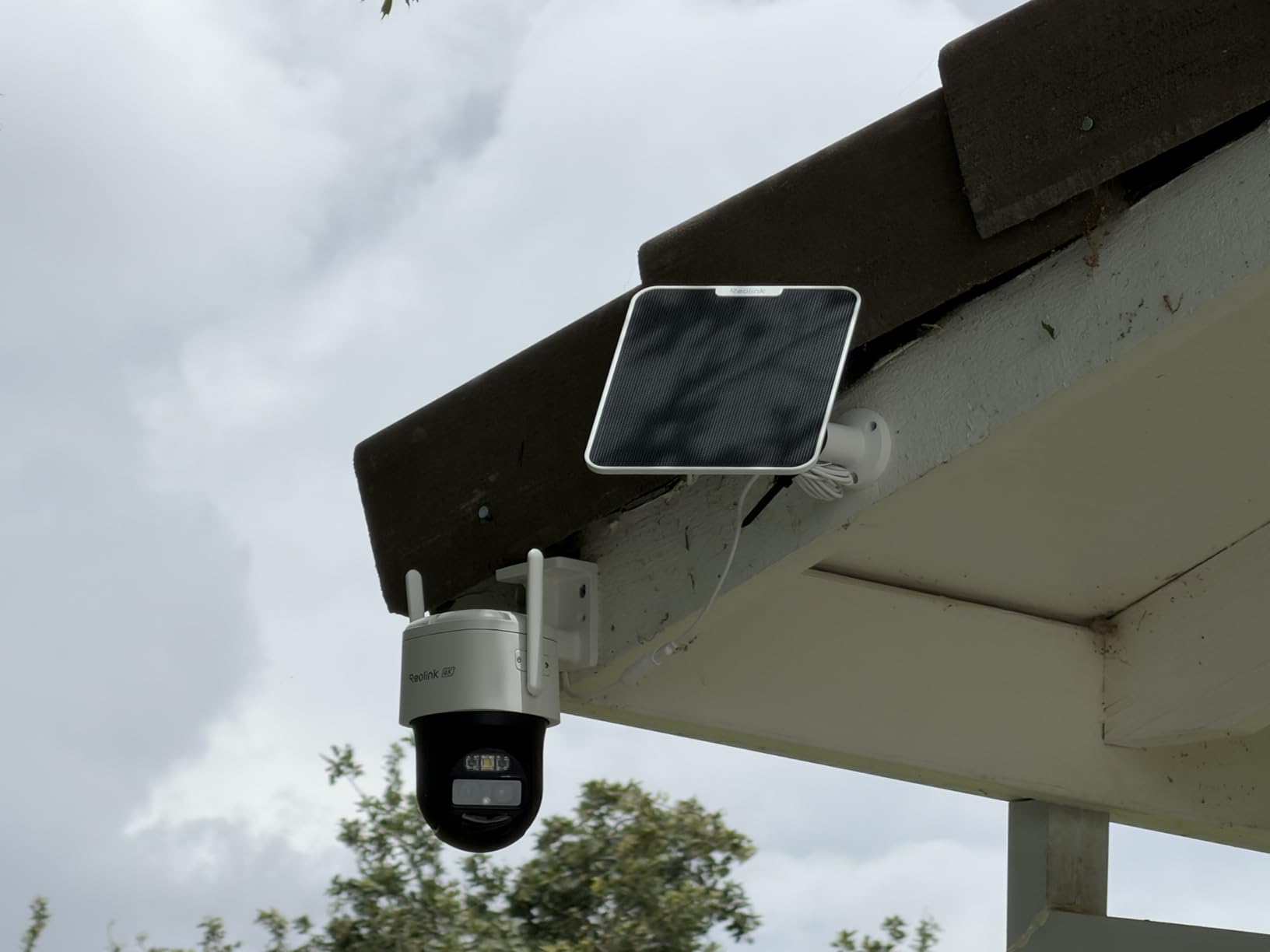 REOLINK TrackMix 4K Dual-Lens PTZ Solar Security Cameras Wireless Outdoor | Auto Tracking, Color Night Vision, 360° Pan Tilt, 8X Hybrid Zoom, Smart AI Detection, No Subscriptions, Home Hub Compatible customer photo 1