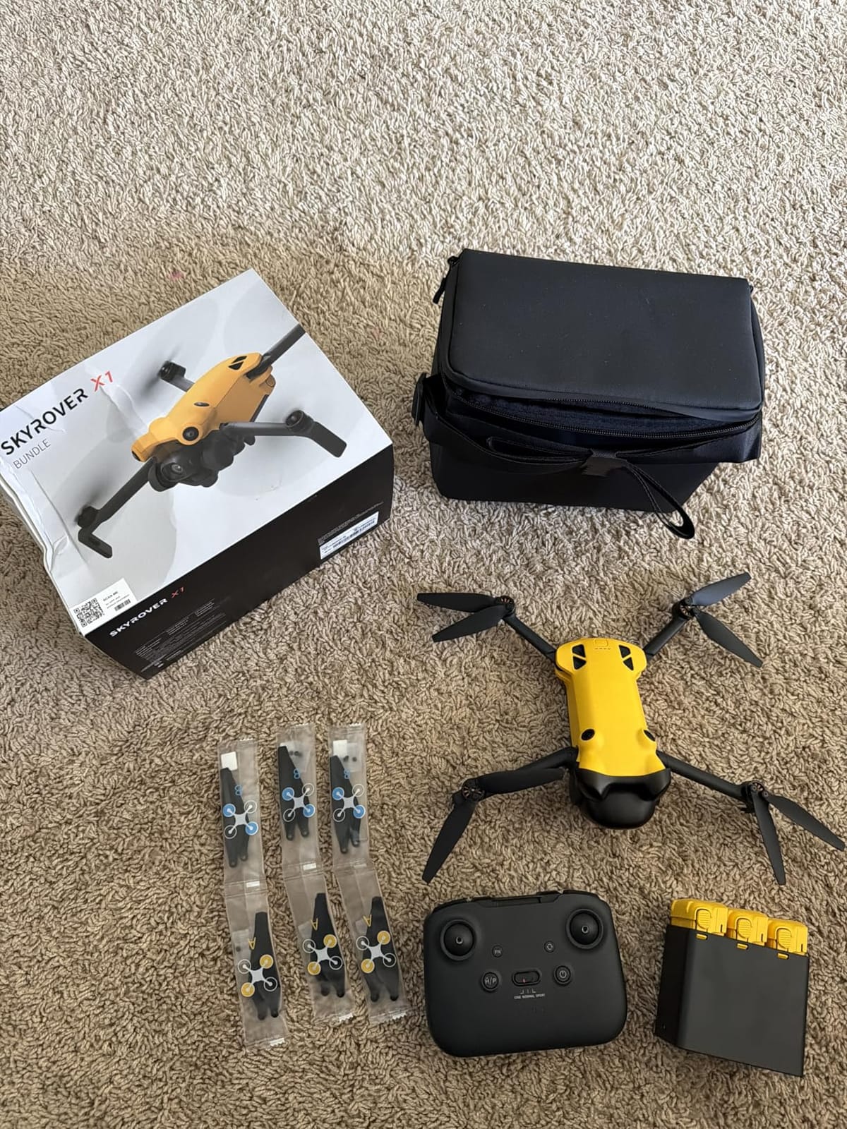 SKYROVER X1 Drone with Camera Combo for Adults, 4K/60fps Video, 8K Photo, 360° Obstacle Avoidance, Under 249g, 9.32-Mi Transmission, Vertical Shooting, AI Night Shot, 96-Min Flight Time with 3 Batteries customer photo 1