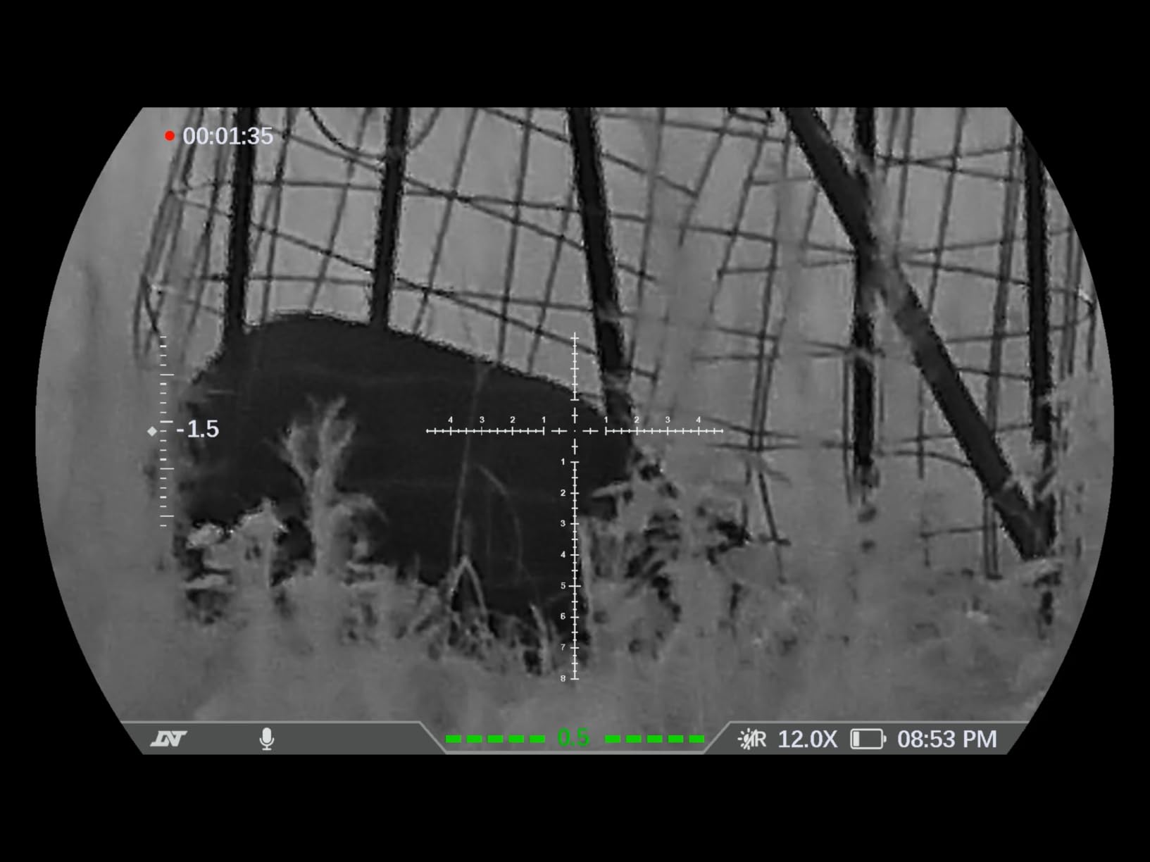 DNT Optics Zulus HD V2 Digital Day Night Vision Rifle Scope with Built-in Infrared for Hunting (No LRF, V2 3-12x) customer photo 2