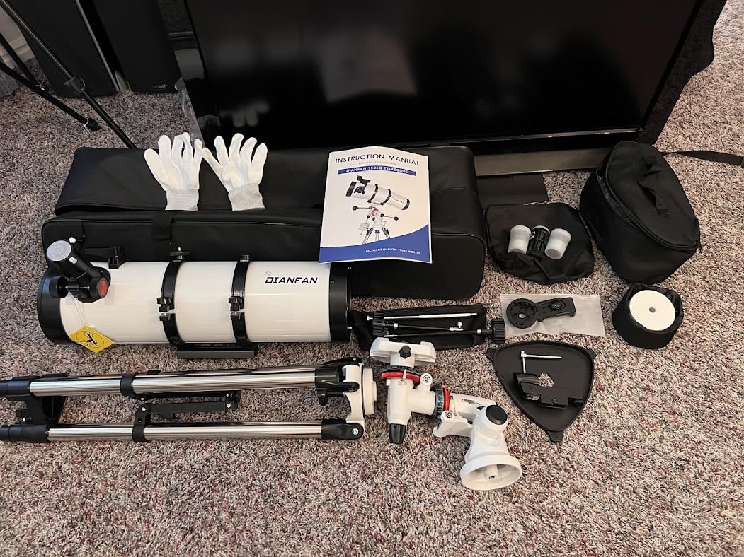Dianfan 150EQ Professional Astronomy Telescope for Adults High Powered customer photo 2