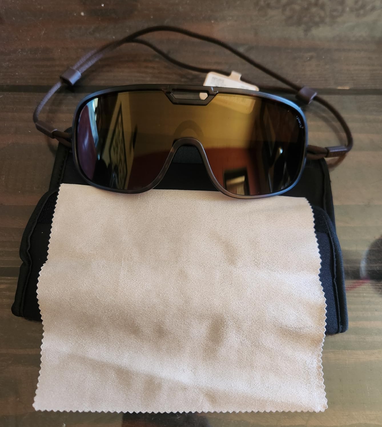 Ombraz Armless Sunglasses - Refugio, Regular - Retainer Cord, UV 400, ANSI Z87.1 customer photo 1
