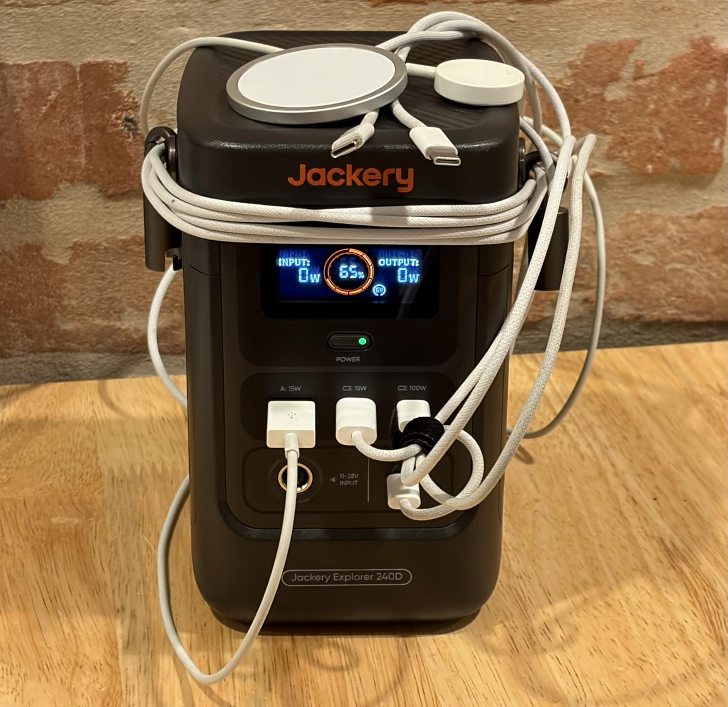 Jackery Explorer 240D Power Bank, 256Wh, 200W DC | LiFePO4 Battery, USB-C Cable Included, 1-Hour Fast Charging, Compact for Camping, Travel, Emergencies customer photo 1