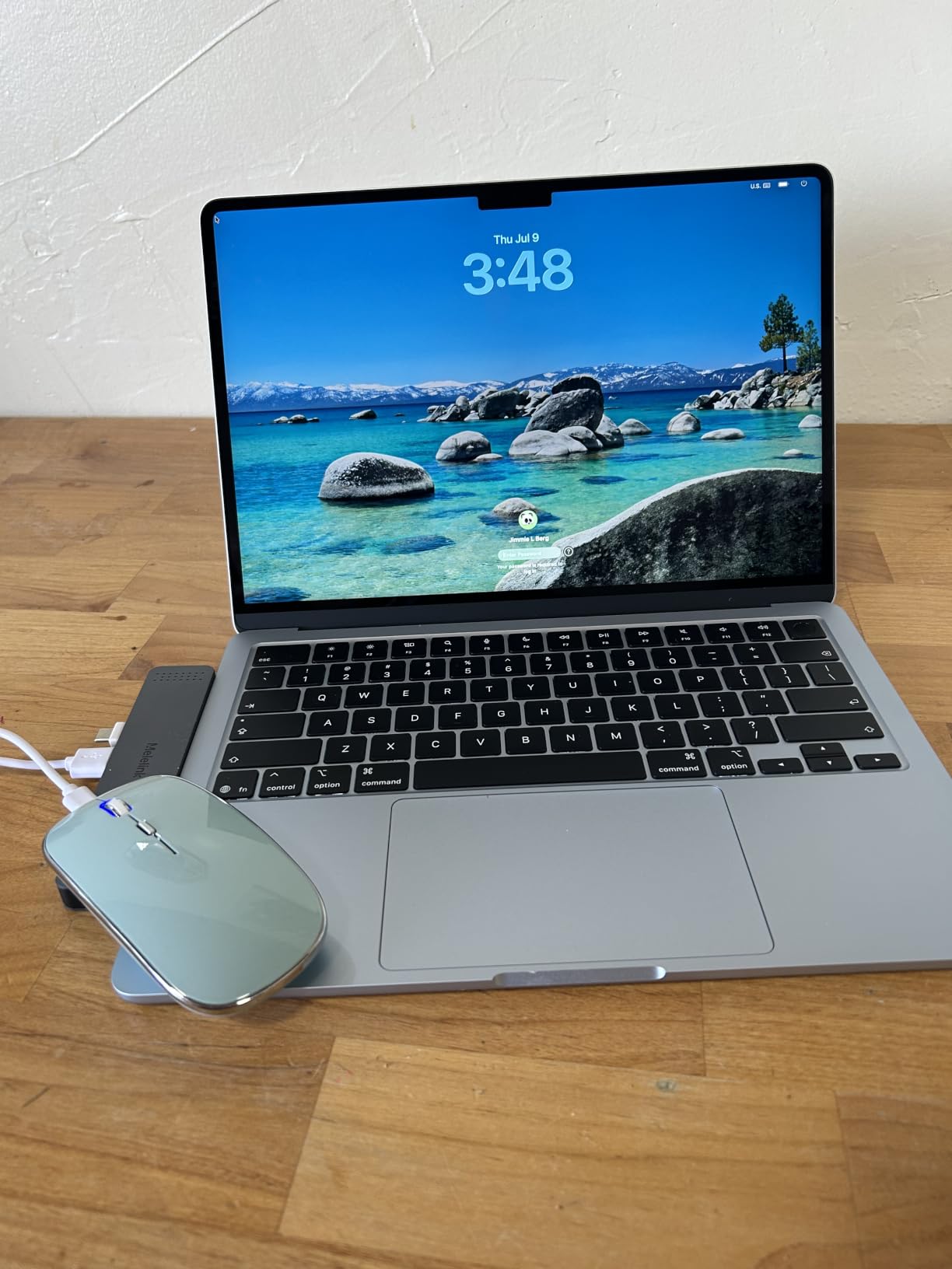 Apple 2026 MacBook Air 13-inch Laptop with M5 chip: Built for AI, 13.6-inch Liquid Retina Display, 16GB Unified Memory, 512GB SSD, 12MP Center Stage Camera, Touch ID, Wi-Fi 7; Sky Blue customer photo 2