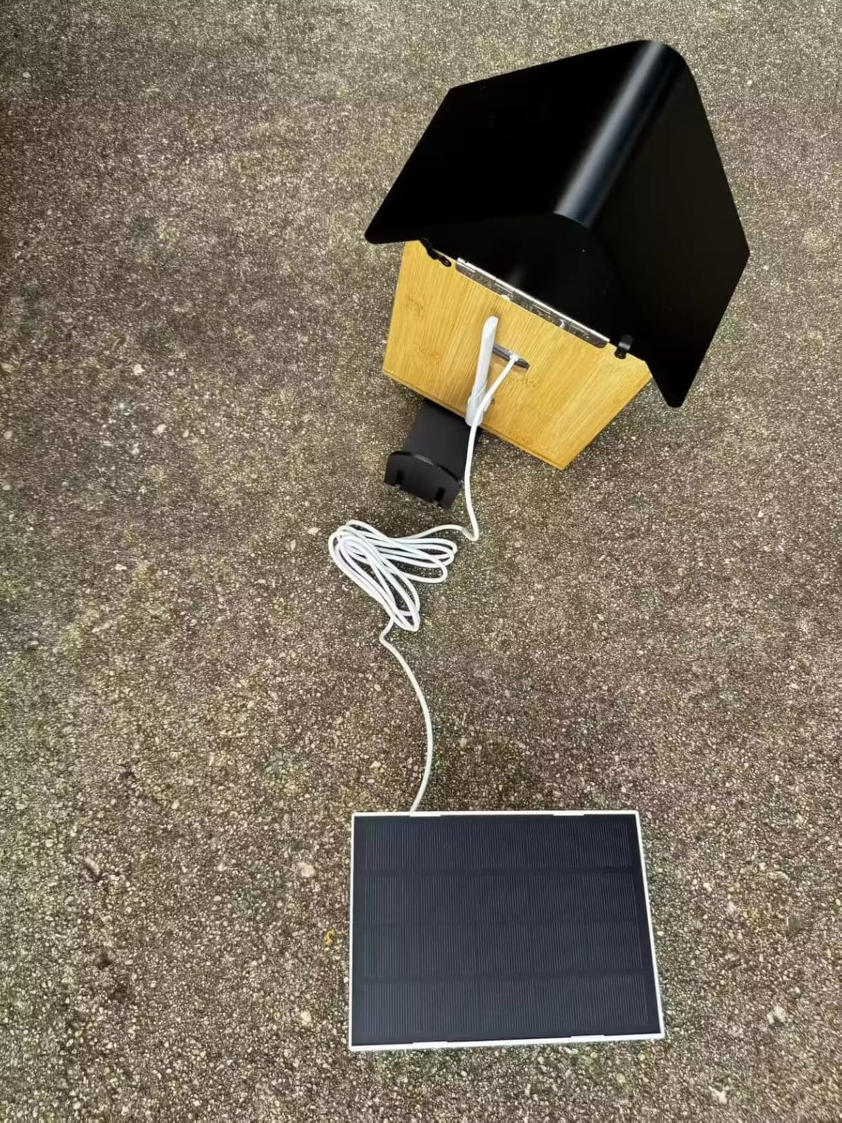 Smart Bird Feeder with Camera, 11000+ AI Bird Recognition, 2K HD Color Night Vision, IP65 Waterproof Solar Powered Bird Feeder with 142° Wide Angle, Motion Detection for Outdoor Garden customer photo 1