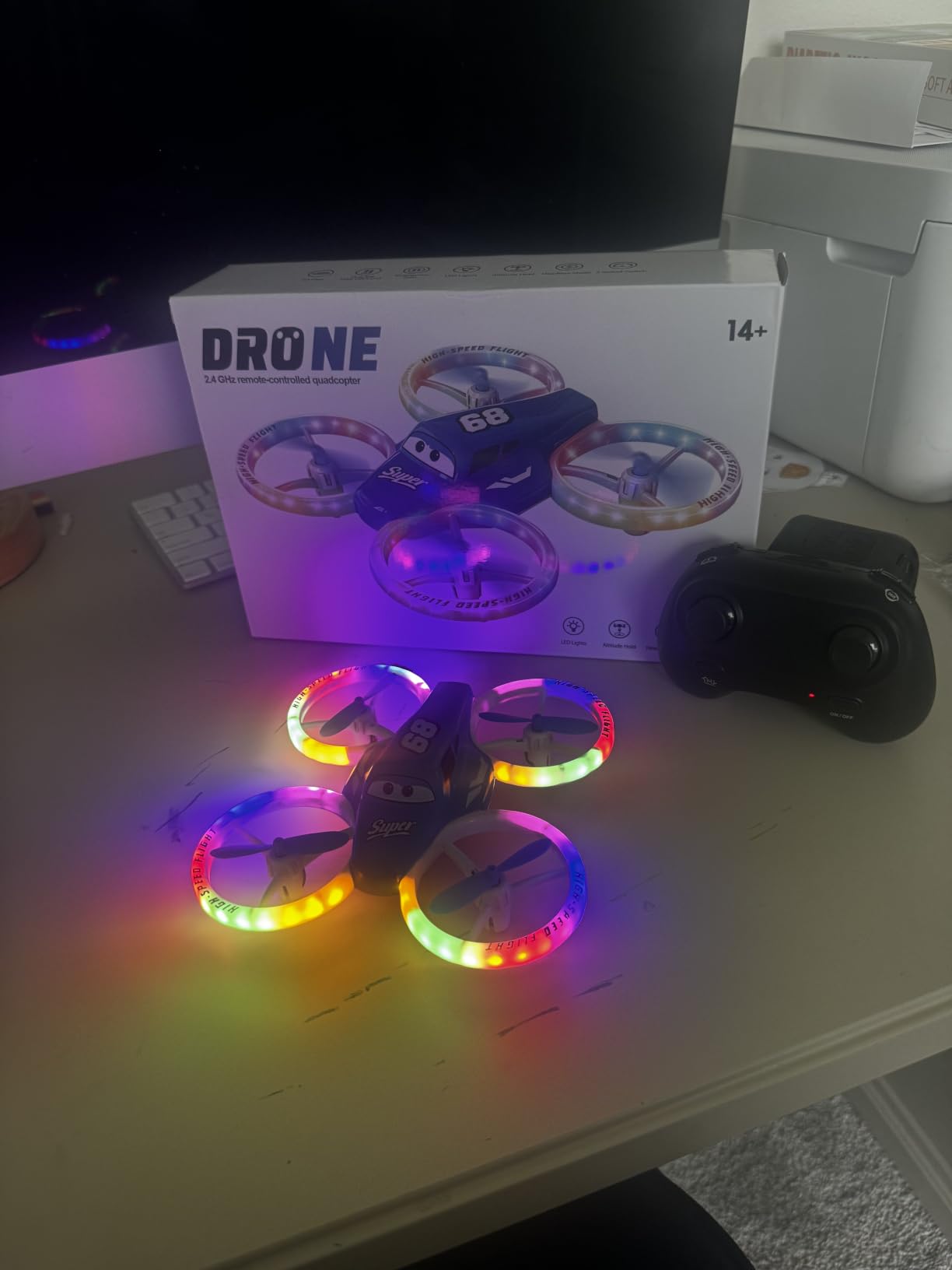 Drone with Camera-Drone for Kids with Cool Lights & 2 Batteries customer photo 1