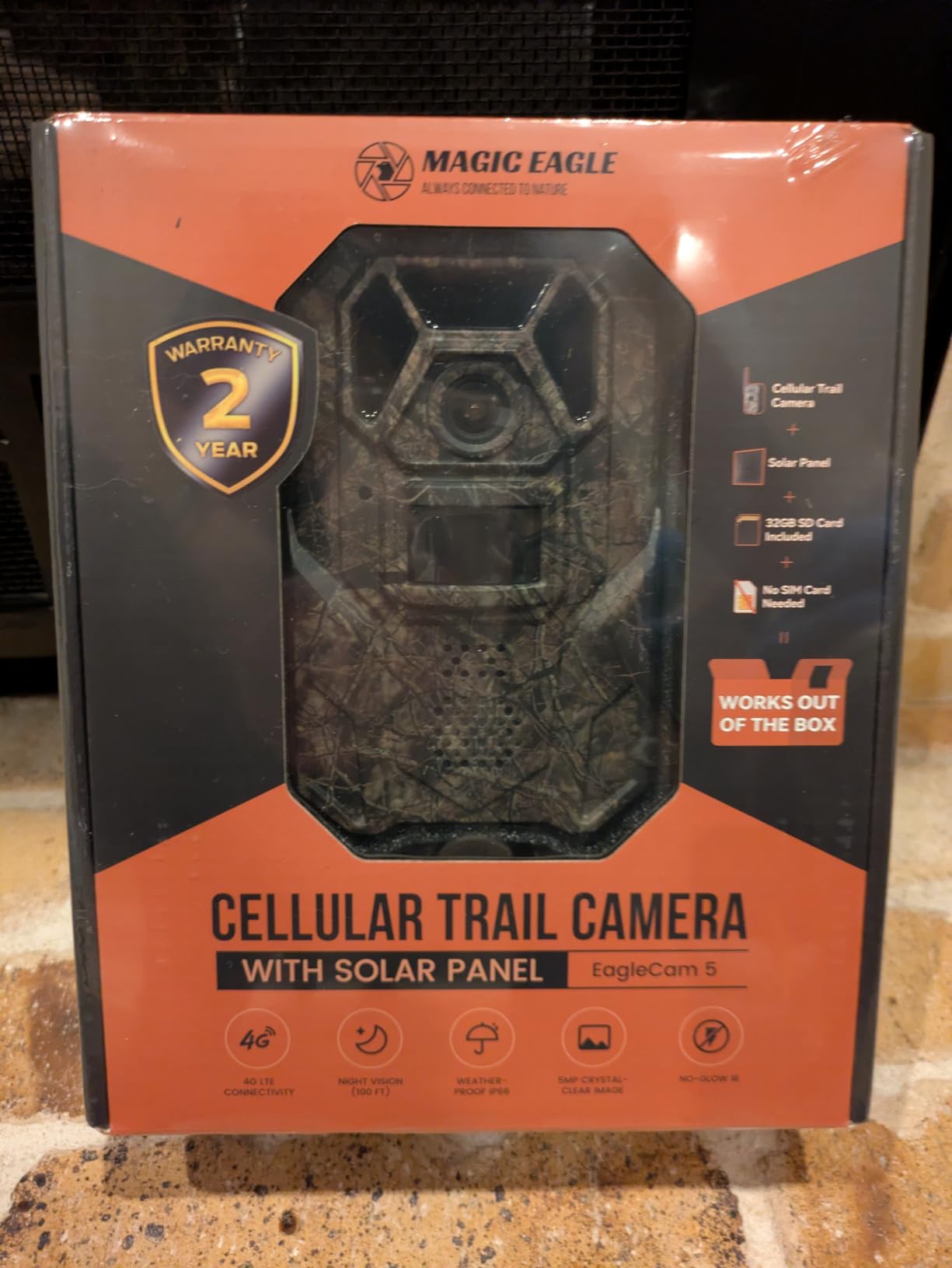 MagicEagle Cellular Trail Camera 4G Wild Game Cameras 13,000 mAh Battery Solar Panel 2K Audible Video No-Glow IR Night Vision IP66 Waterproof for Wildlife Deer Monitoring Home Security customer photo 2